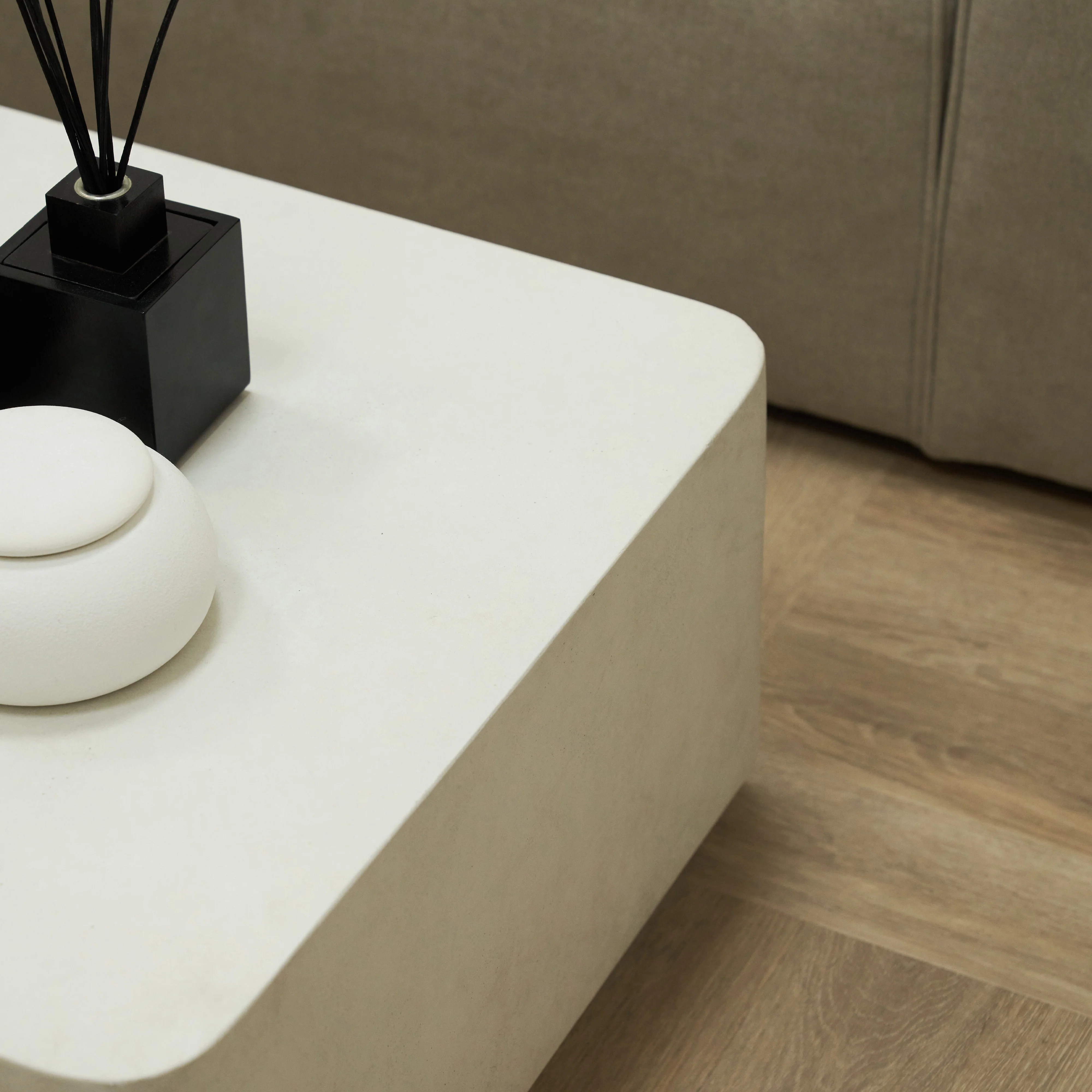 Angelo - Minimal Concrete Rectangular Coffee Table Large - Image 9