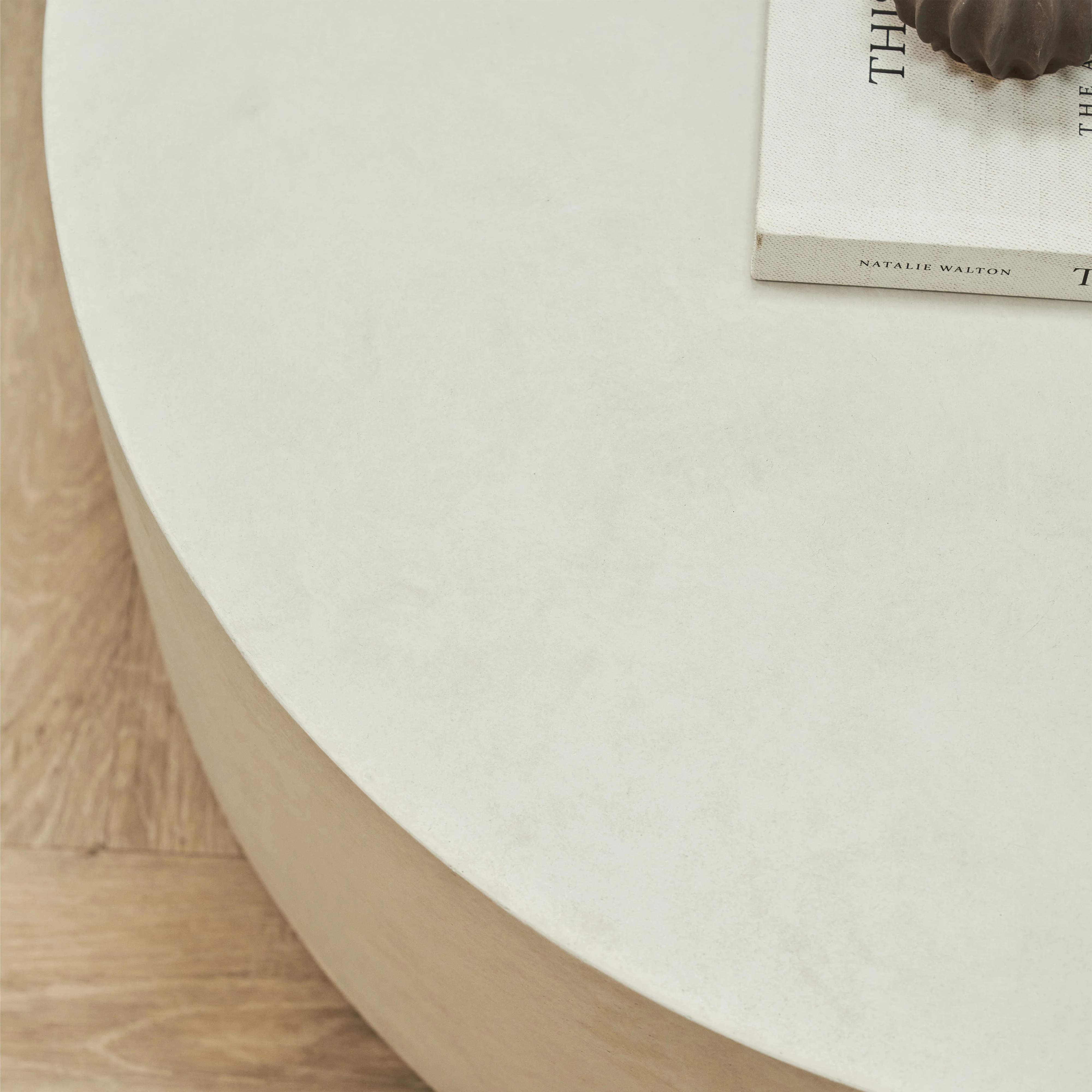 Angelo - Minimal Concrete Round Coffee Table Large - Image 13