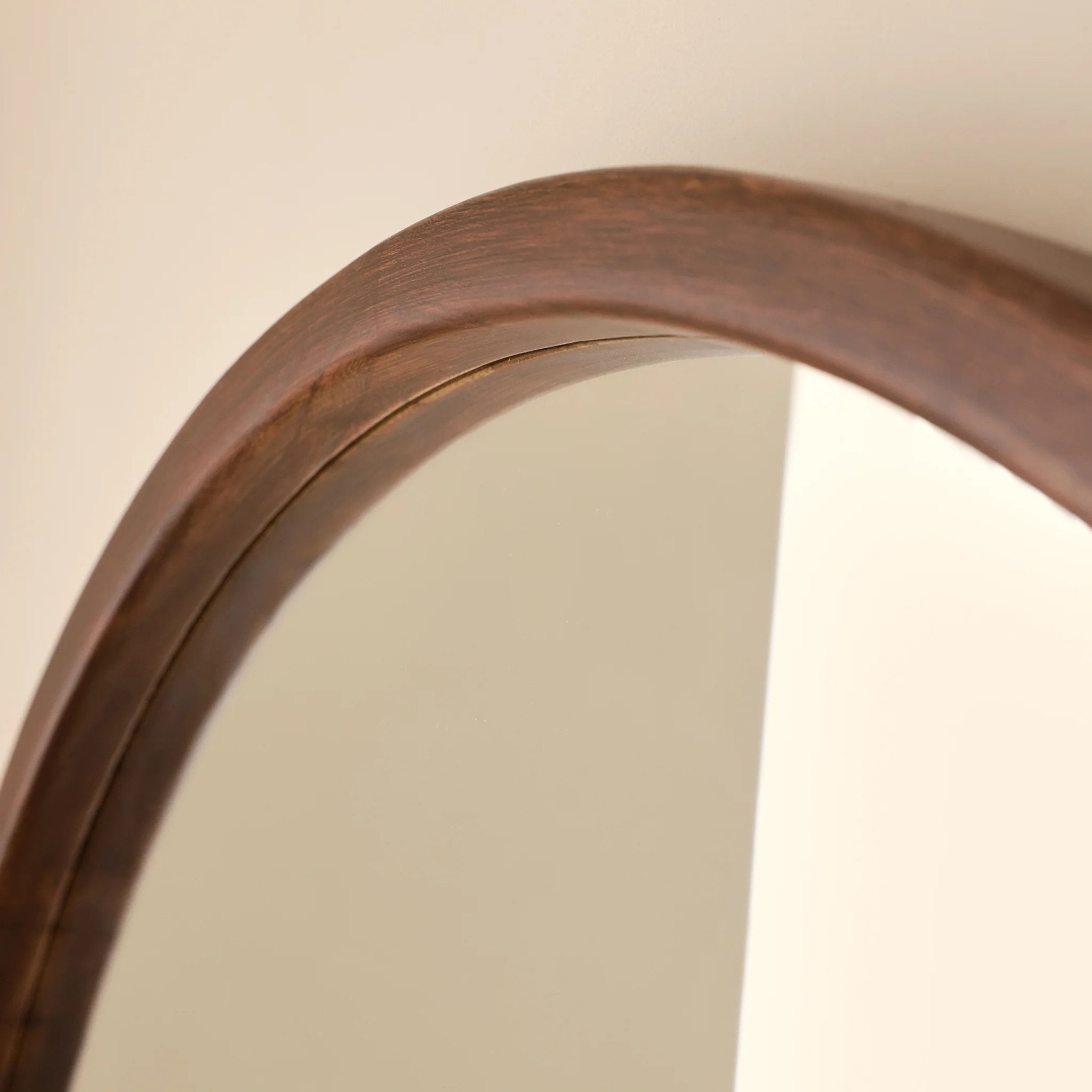 Arden - Dark Wood Full Length Arched Wooden Mirror 175cm x 95cm - Image 10