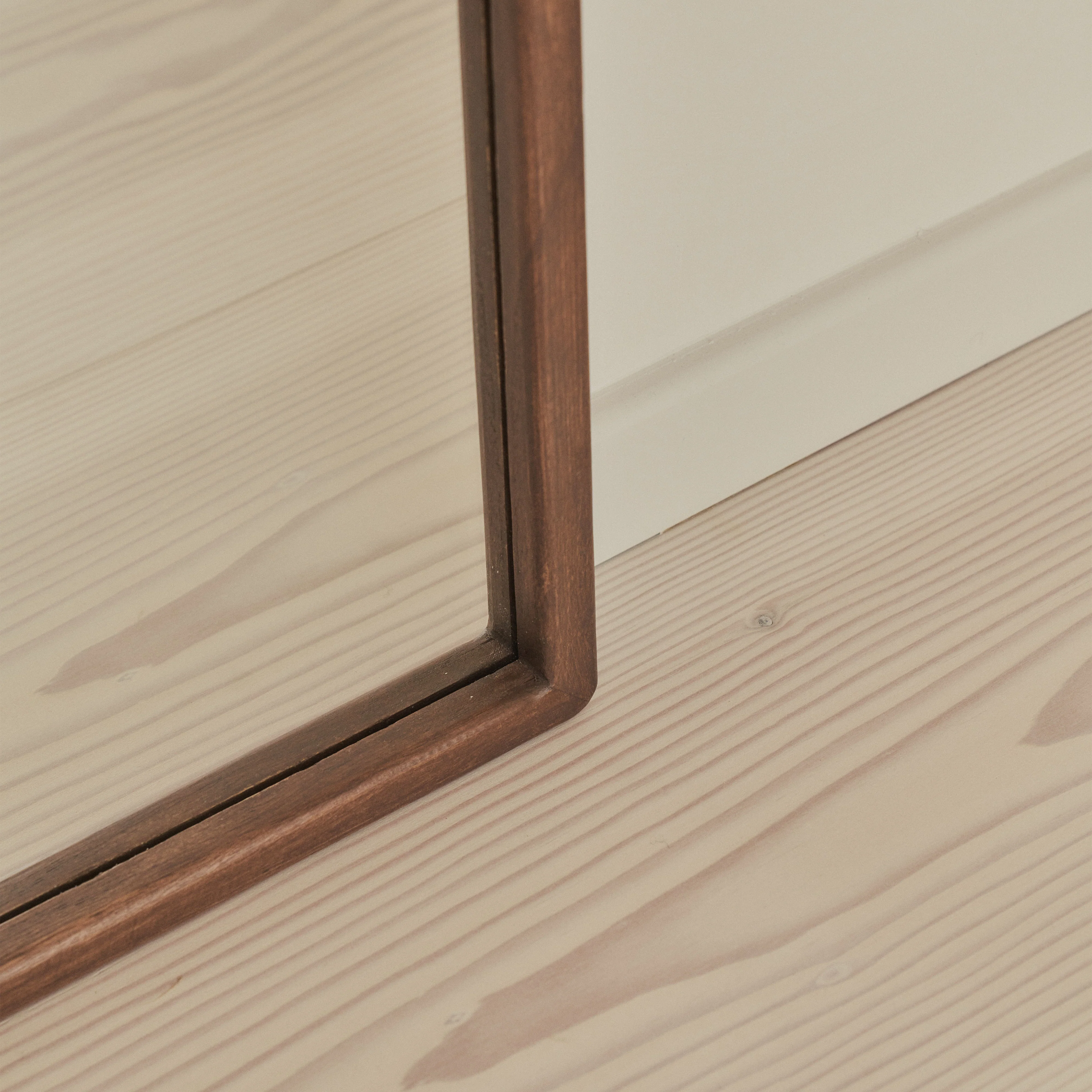 Arden - Dark Wood Full Length Wooden Mirror 140cm x 45cm - Image 5