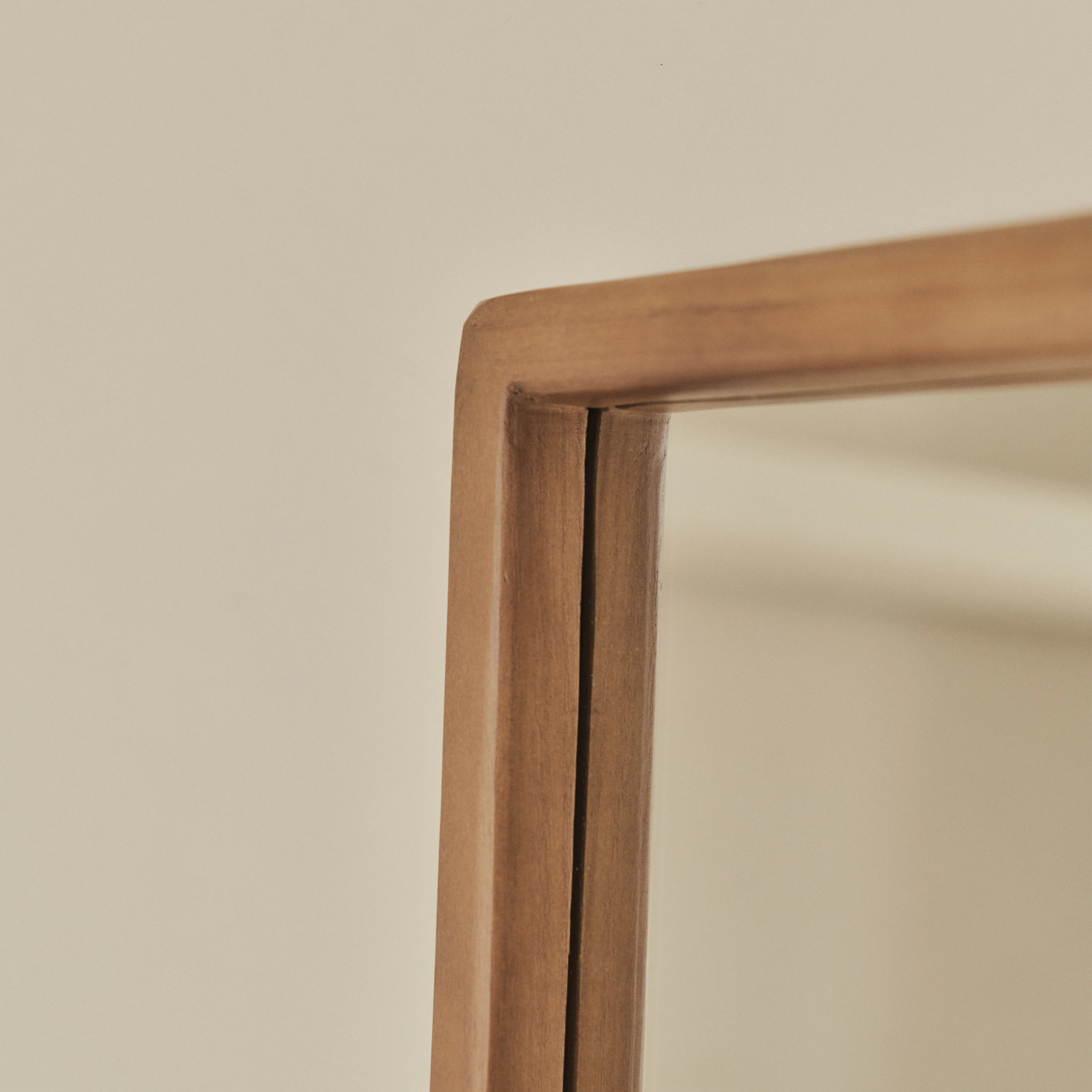 Arden - Warm Wood Full Length Wooden Mirror 140cm x 45cm - Image 3