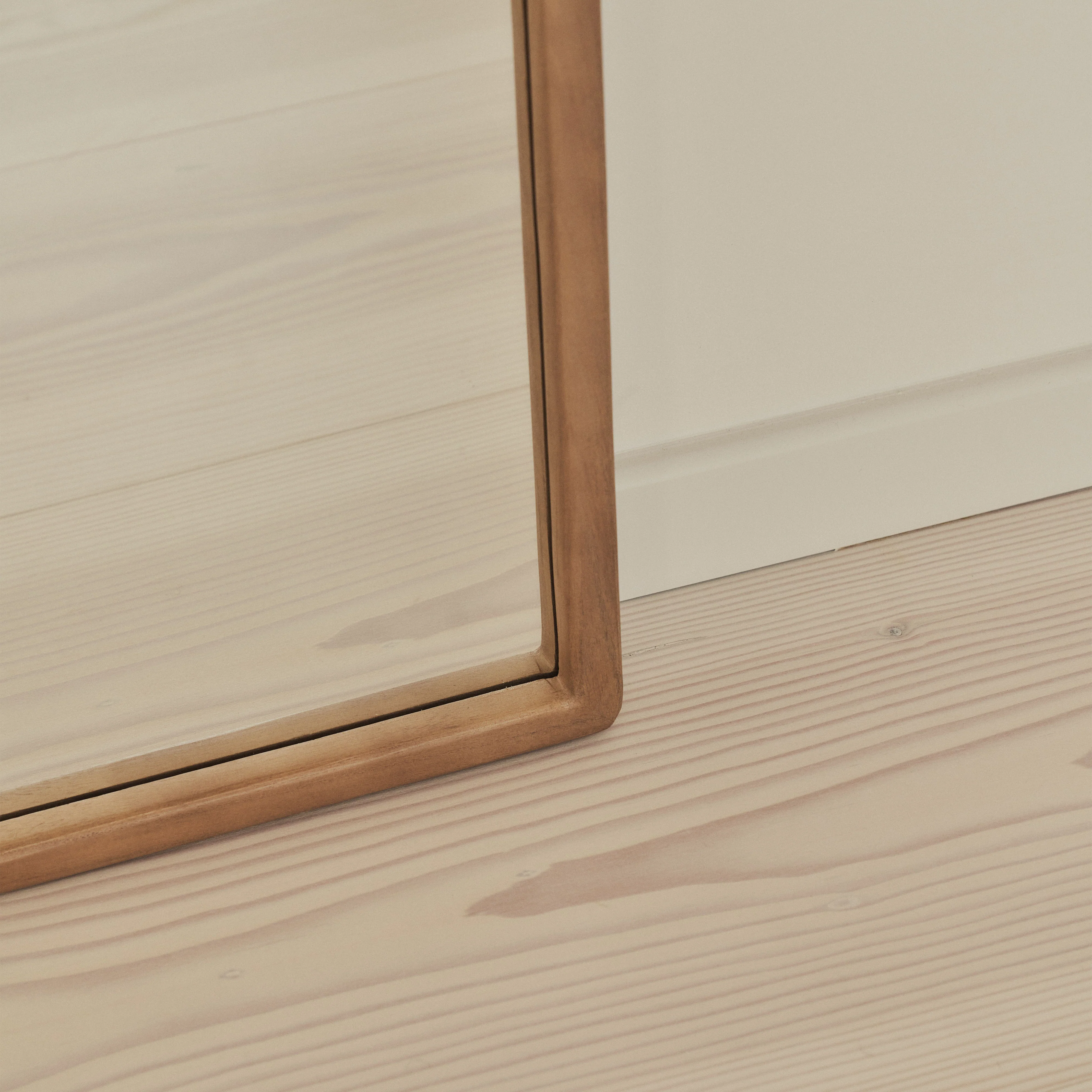 Arden - Warm Wood Full Length Wooden Mirror 140cm x 45cm - Image 4
