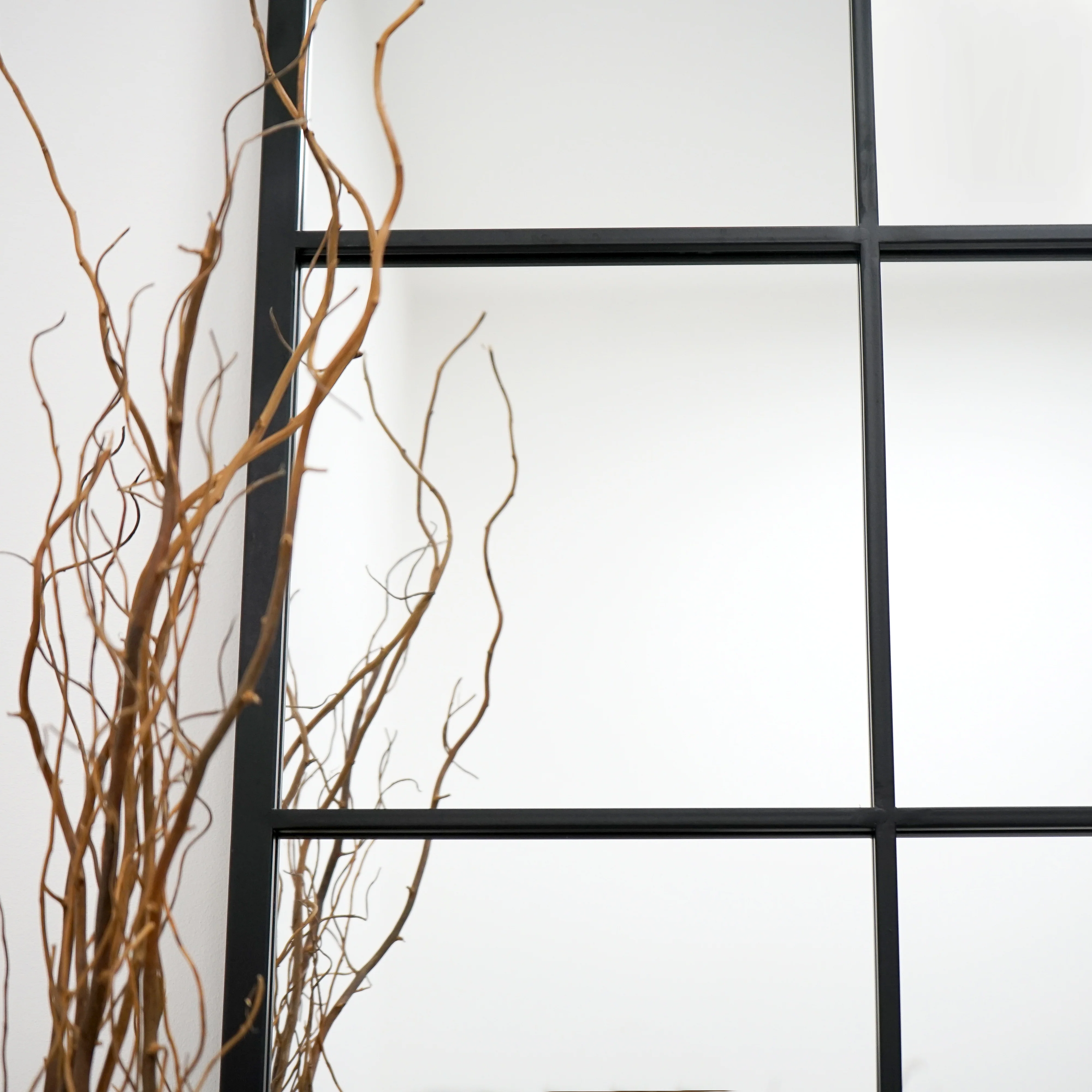 Brooklyn - Full Length Extra Large Black Metal Mirror 210cm x 120cm - Image 8