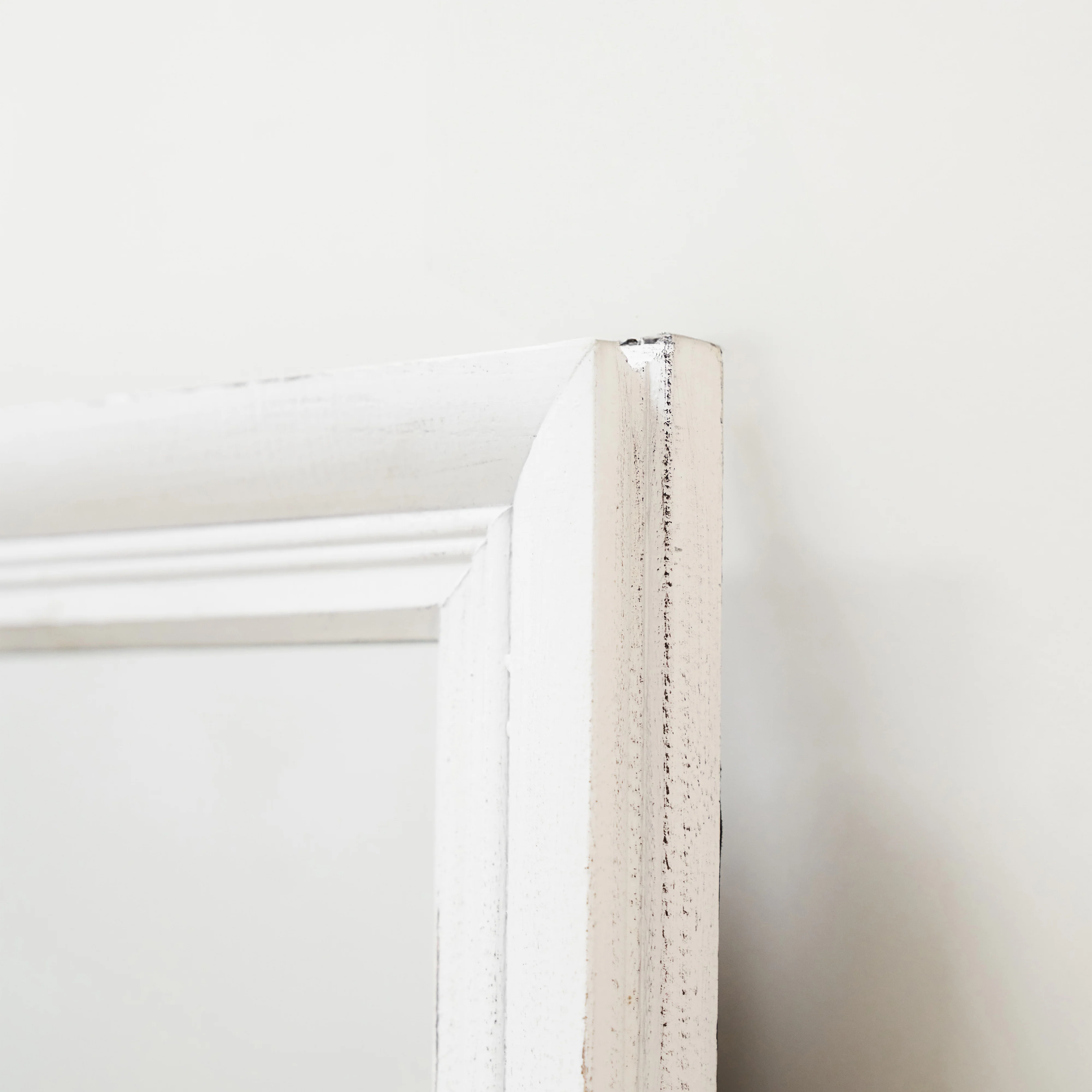 Sasha - White Shabby Chic Rectangular Window Mirror 134cm x 70cm - Image 8