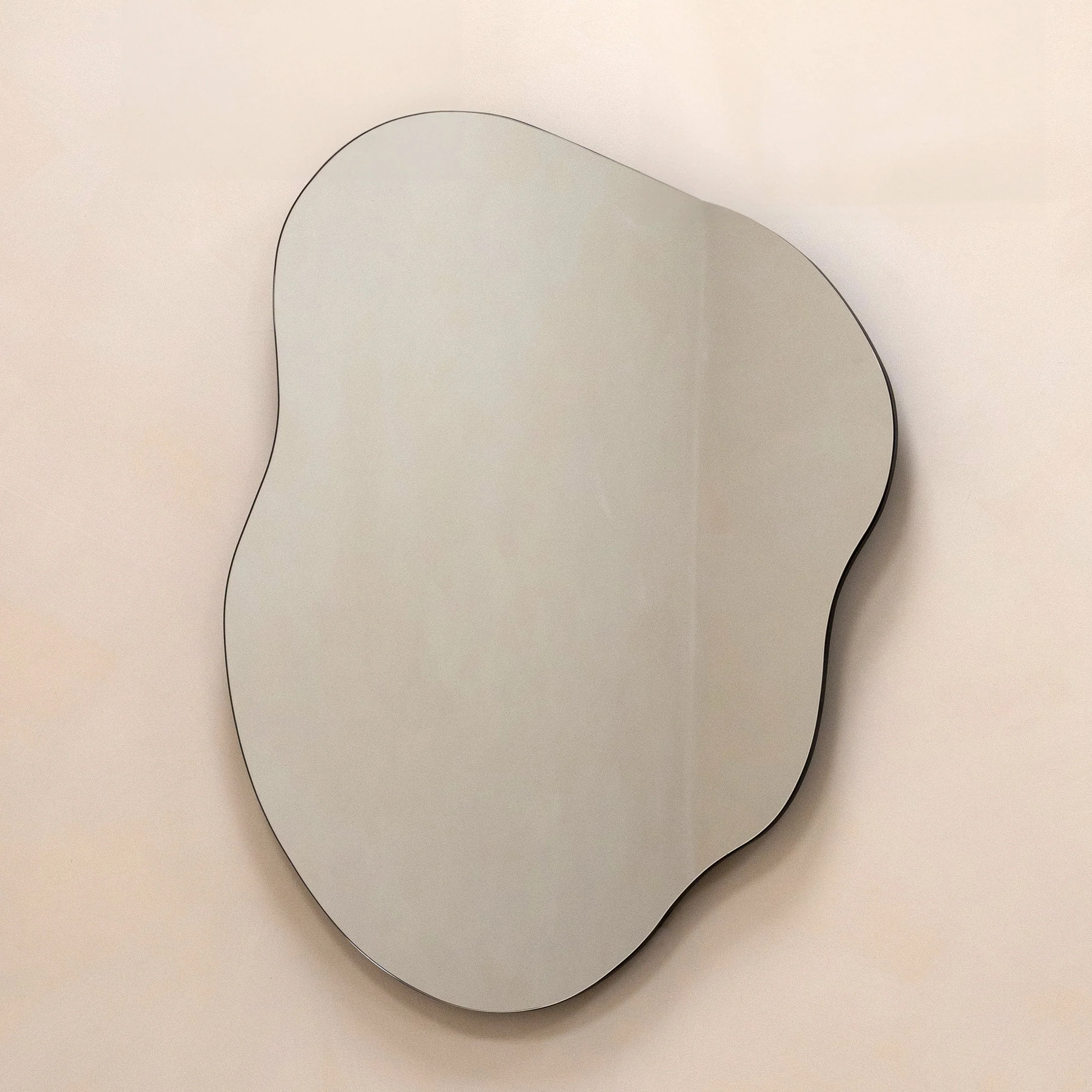Edge - Frameless Irregular Pond Mirror 84cm x 64cm - Image 4
