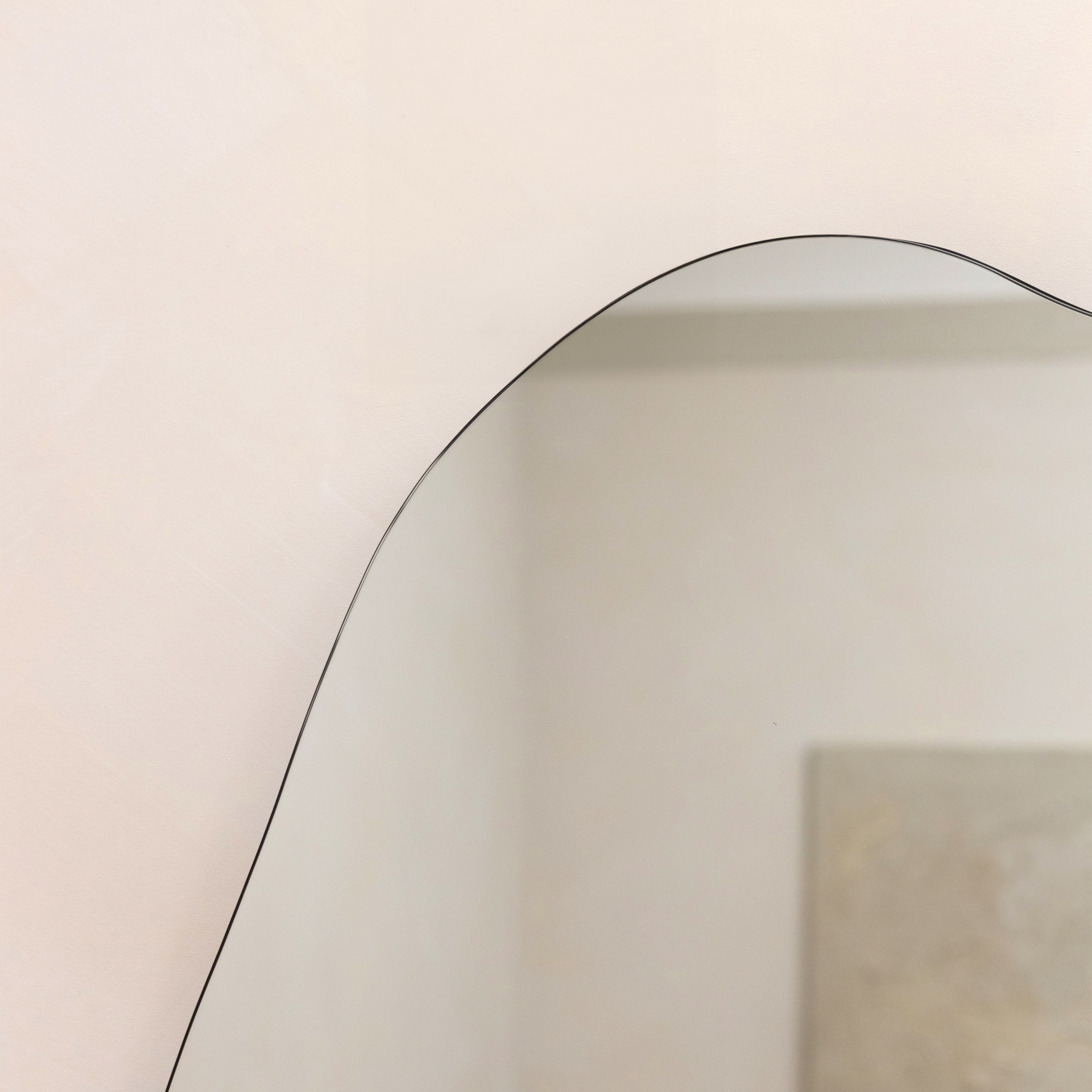 Edge - Frameless Irregular Pond Mirror 84cm x 64cm - Image 6