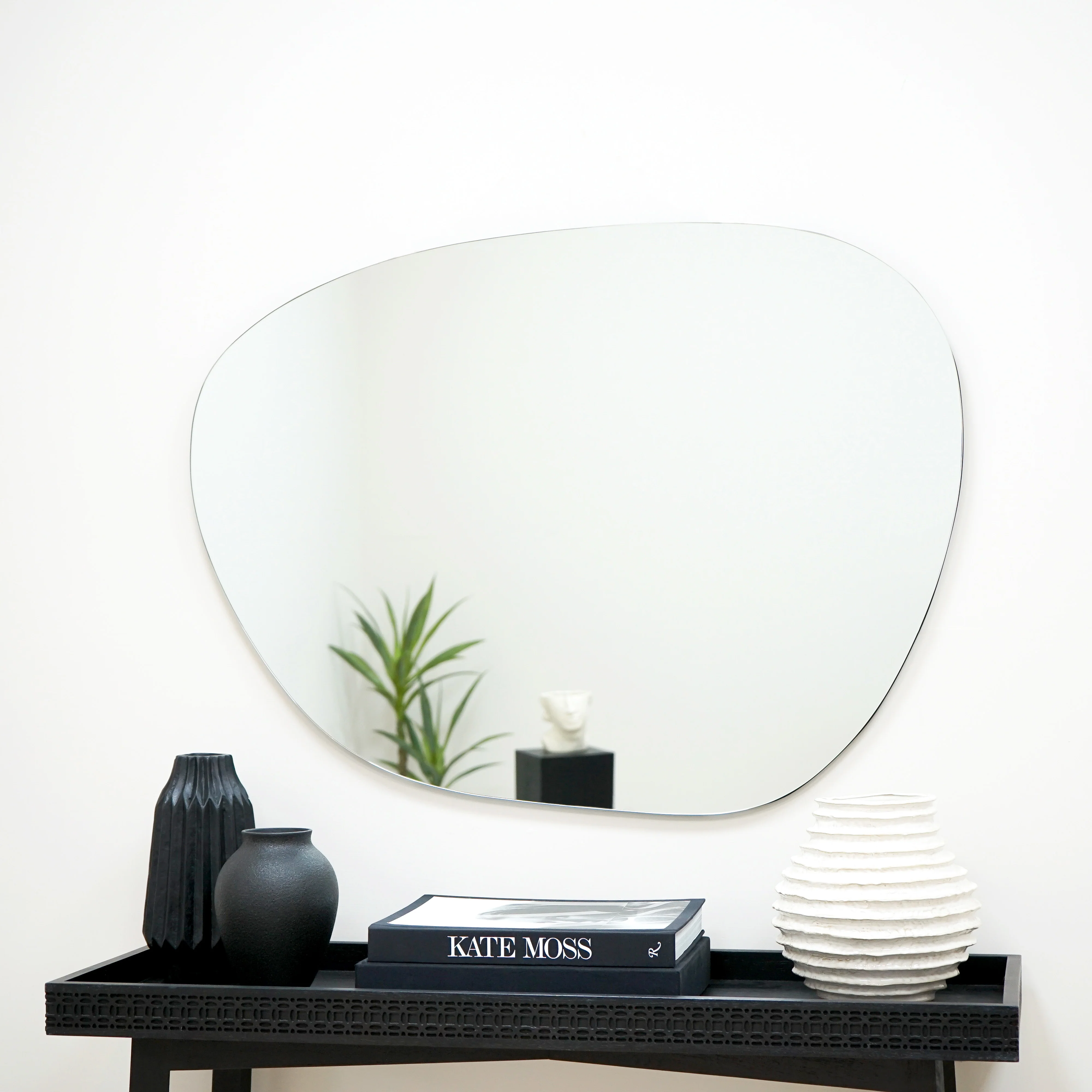 Edge - Large Frameless Irregular Pond Mirror 100cm x 75cm - Image 7