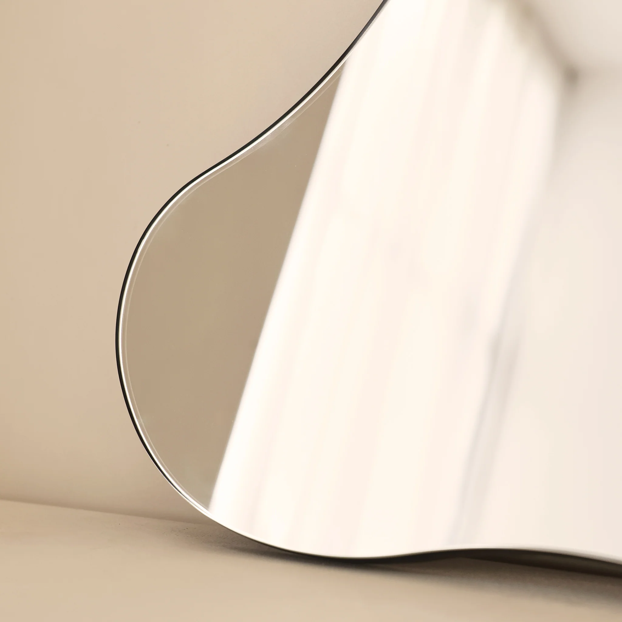 Edge - Frameless Irregular Pond Mirror 45cm x 30cm - Image 4