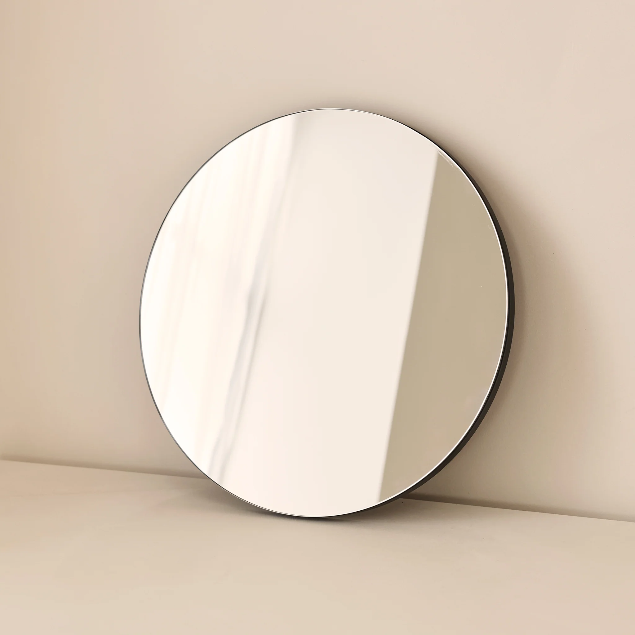 Edge - Frameless Round Wall Mirror 40cm x 40cm - Image 4