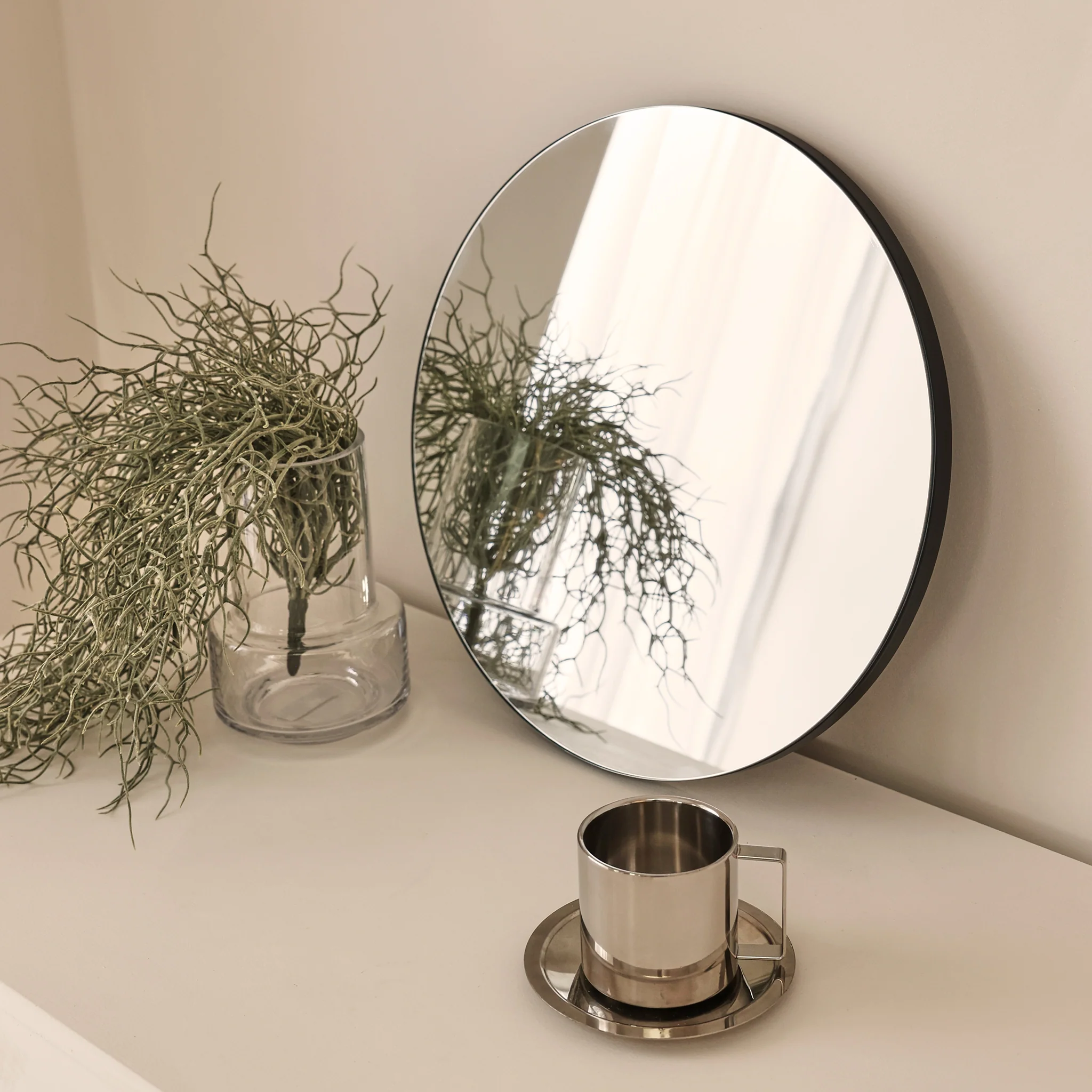 Edge - Frameless Round Wall Mirror 40cm x 40cm - Image 5