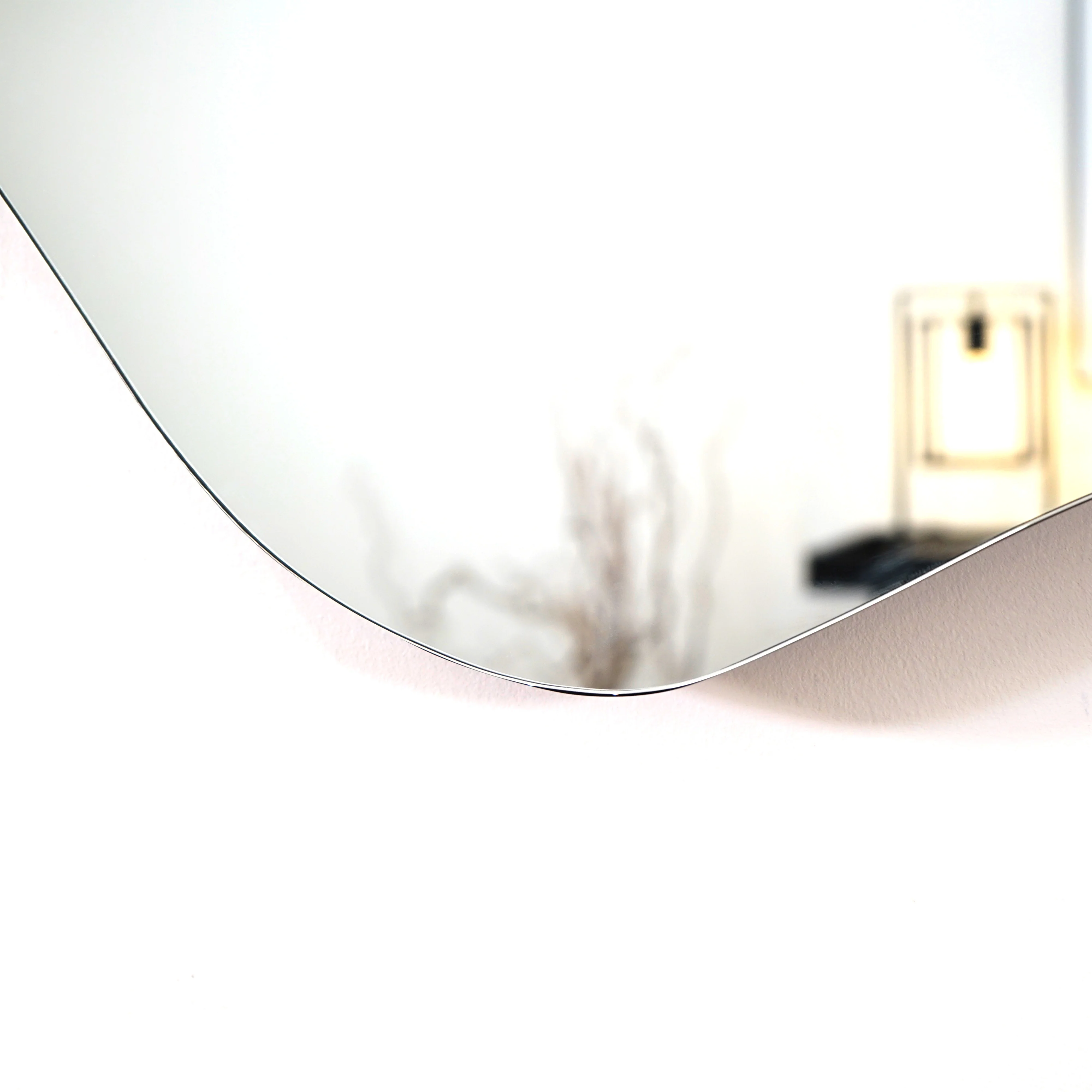 Edge - Large Frameless Irregular Pond Mirror 120cm x 70cm - Image 6