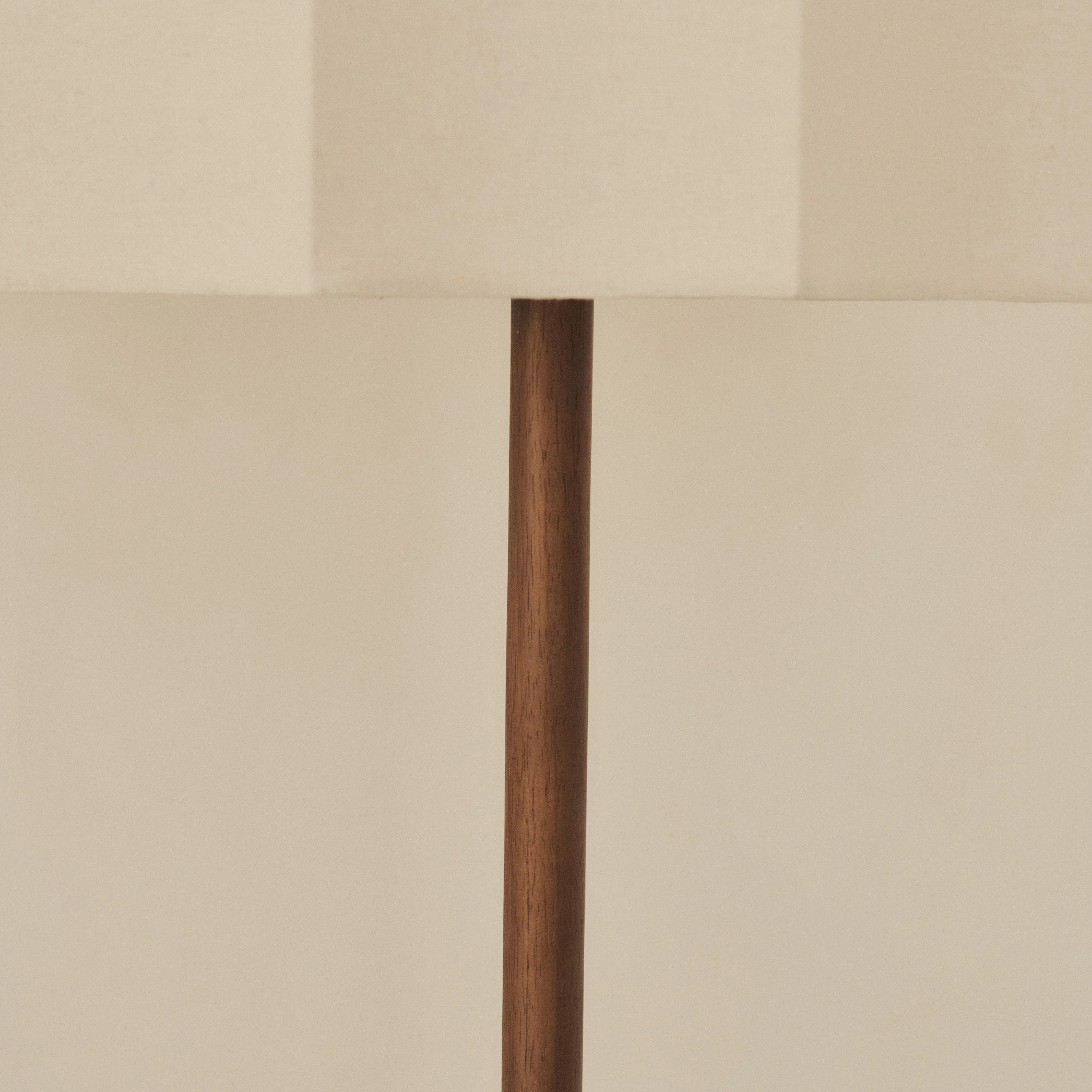 Esme - Dark Wood Inverted Scallop Shade Floor Lamp - Image 6