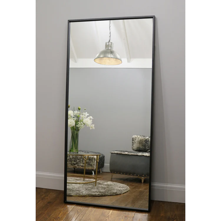 Islington - Full Length Black Industrial Metal Mirror 170cm x 80cm - Image 5