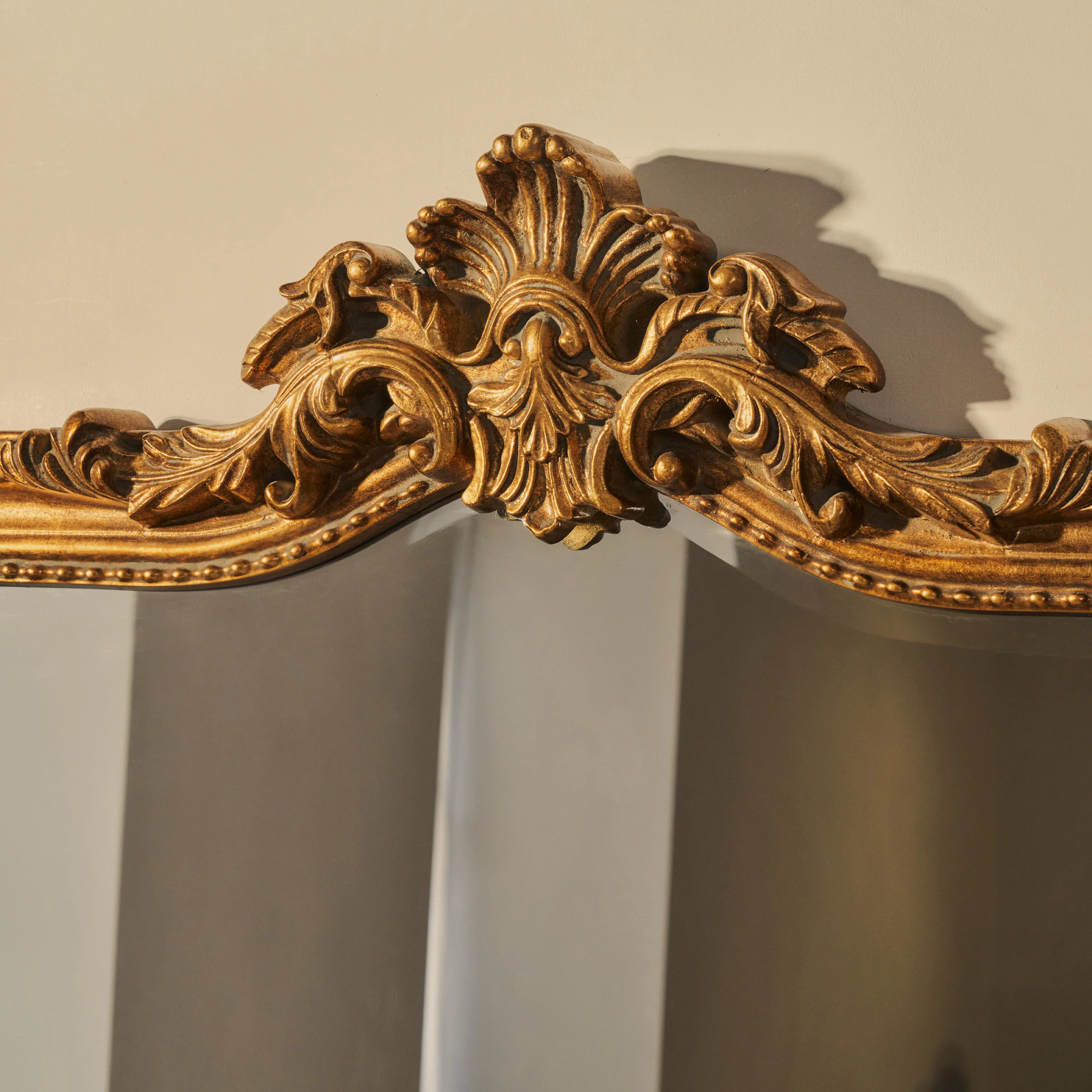 James - Gold Full Length Arched Mirror 189cm x 80cm - Image 3