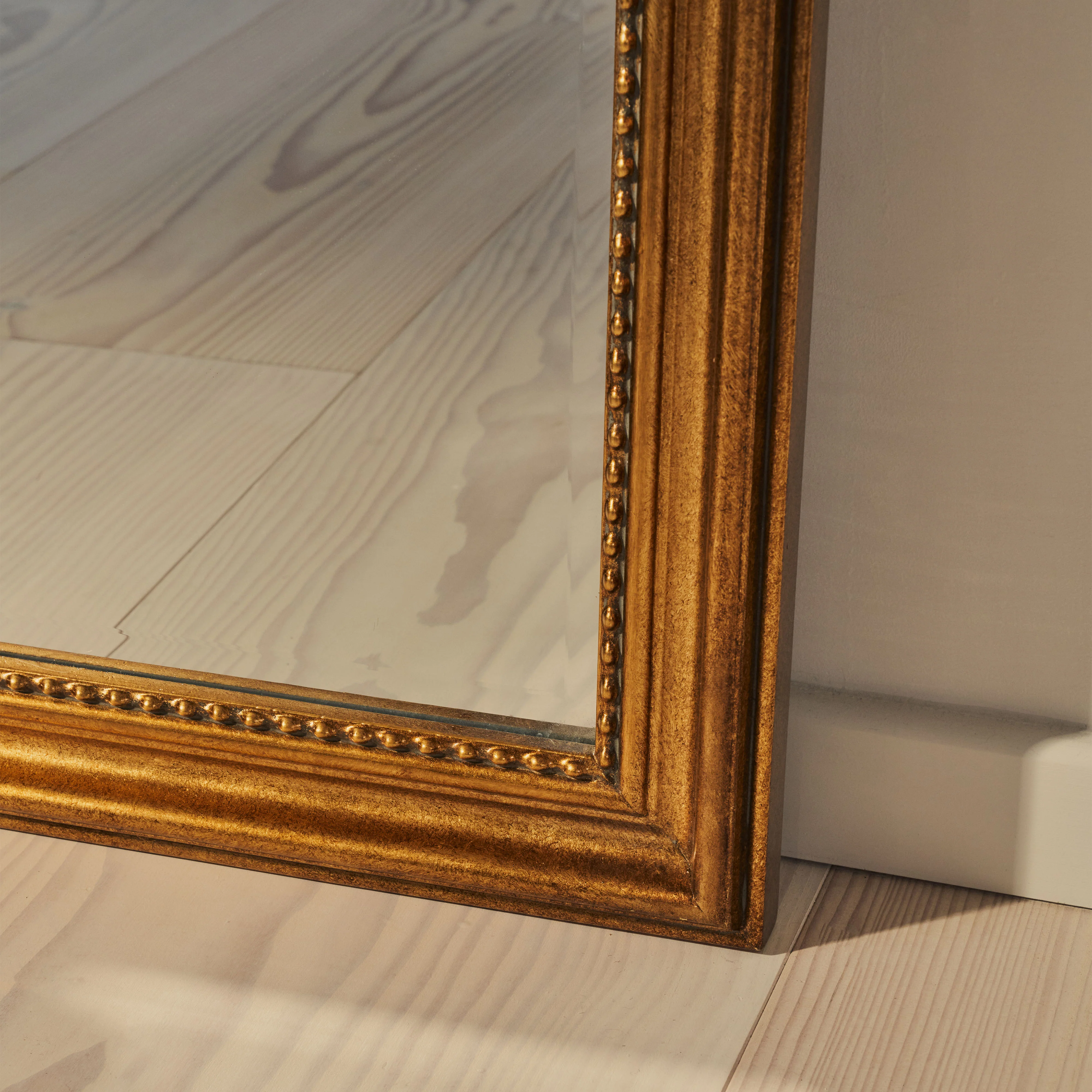 James - Gold Full Length Arched Mirror 189cm x 80cm - Image 6