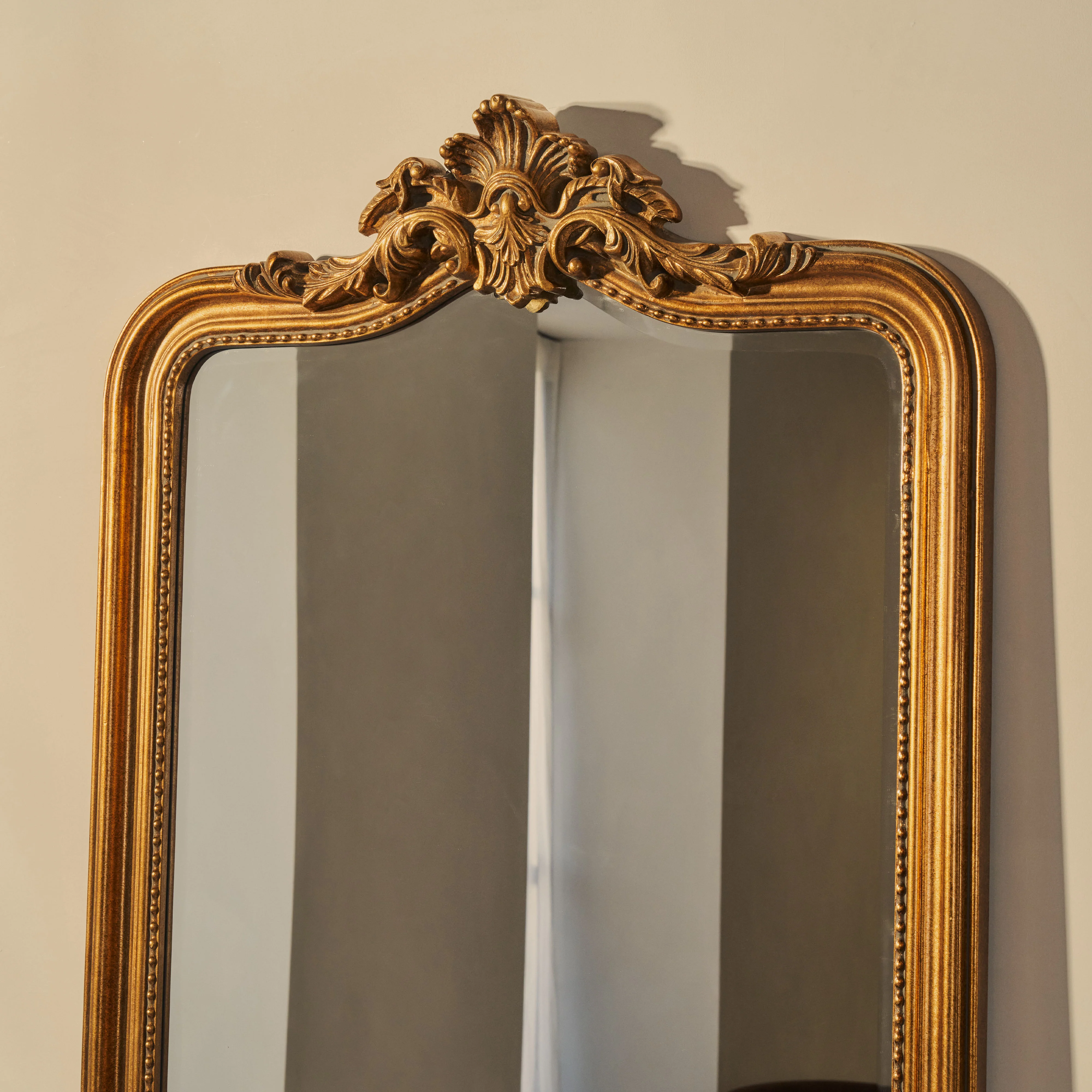 James - Gold Full Length Arched Mirror 189cm x 80cm - Image 7