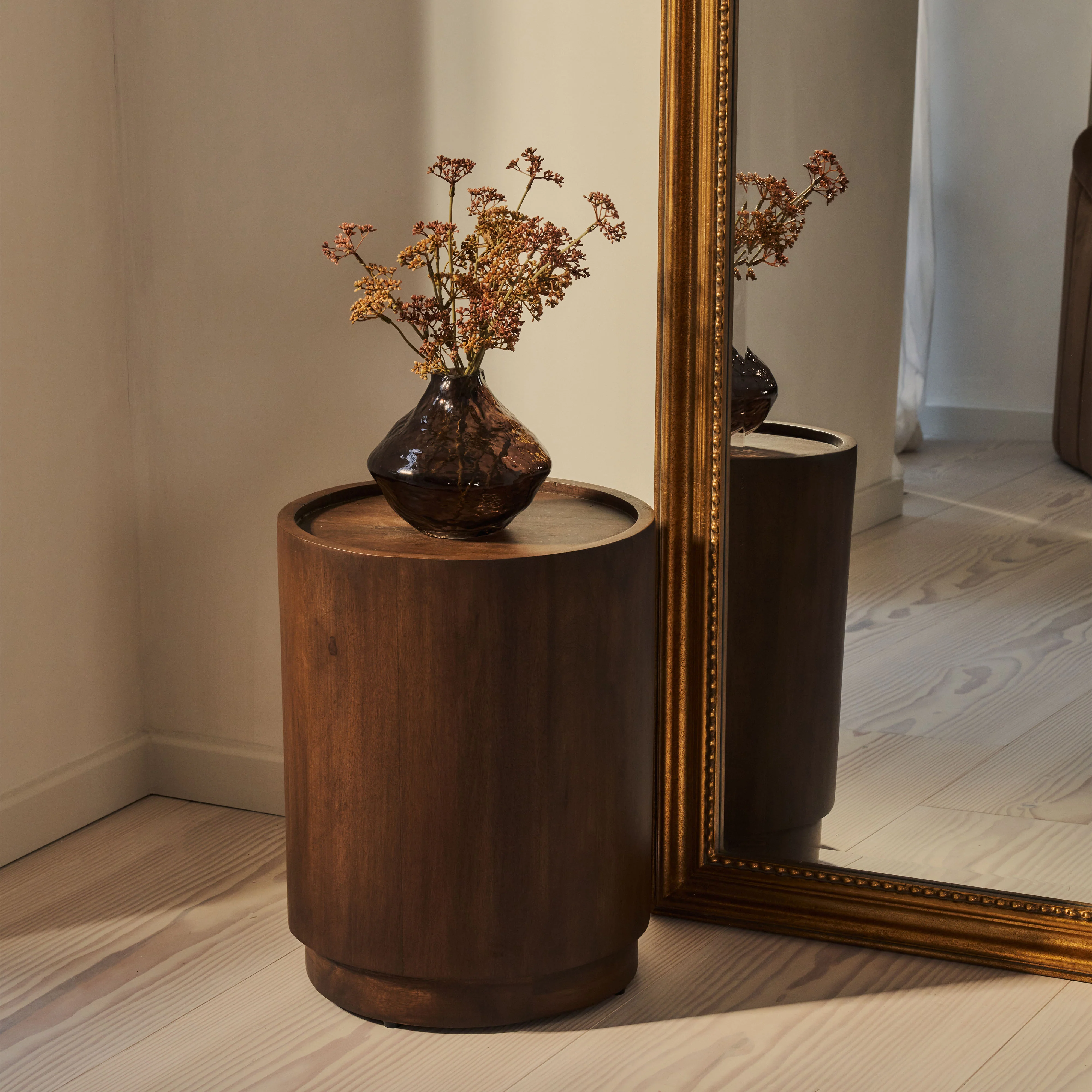 James - Gold Full Length Arched Mirror 189cm x 80cm - Image 8