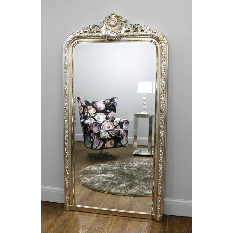 Kensington - Full Length Champagne Ornate Mirror 196cm x 100cm - Image 5