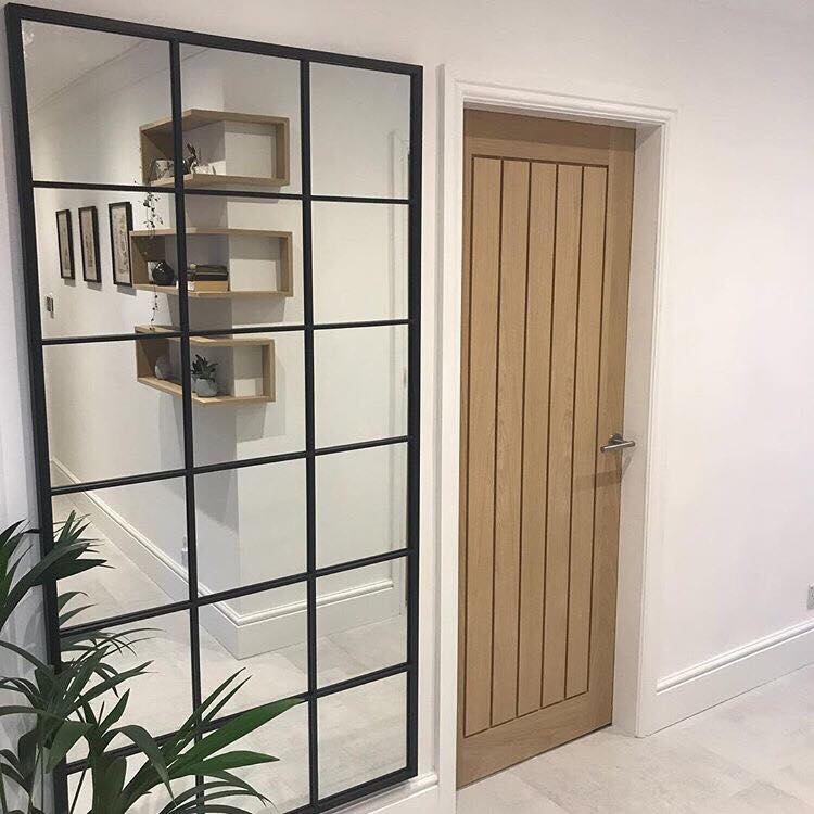 Brooklyn - Full Length Large Black Metal Mirror 180cm x 90cm - Image 8