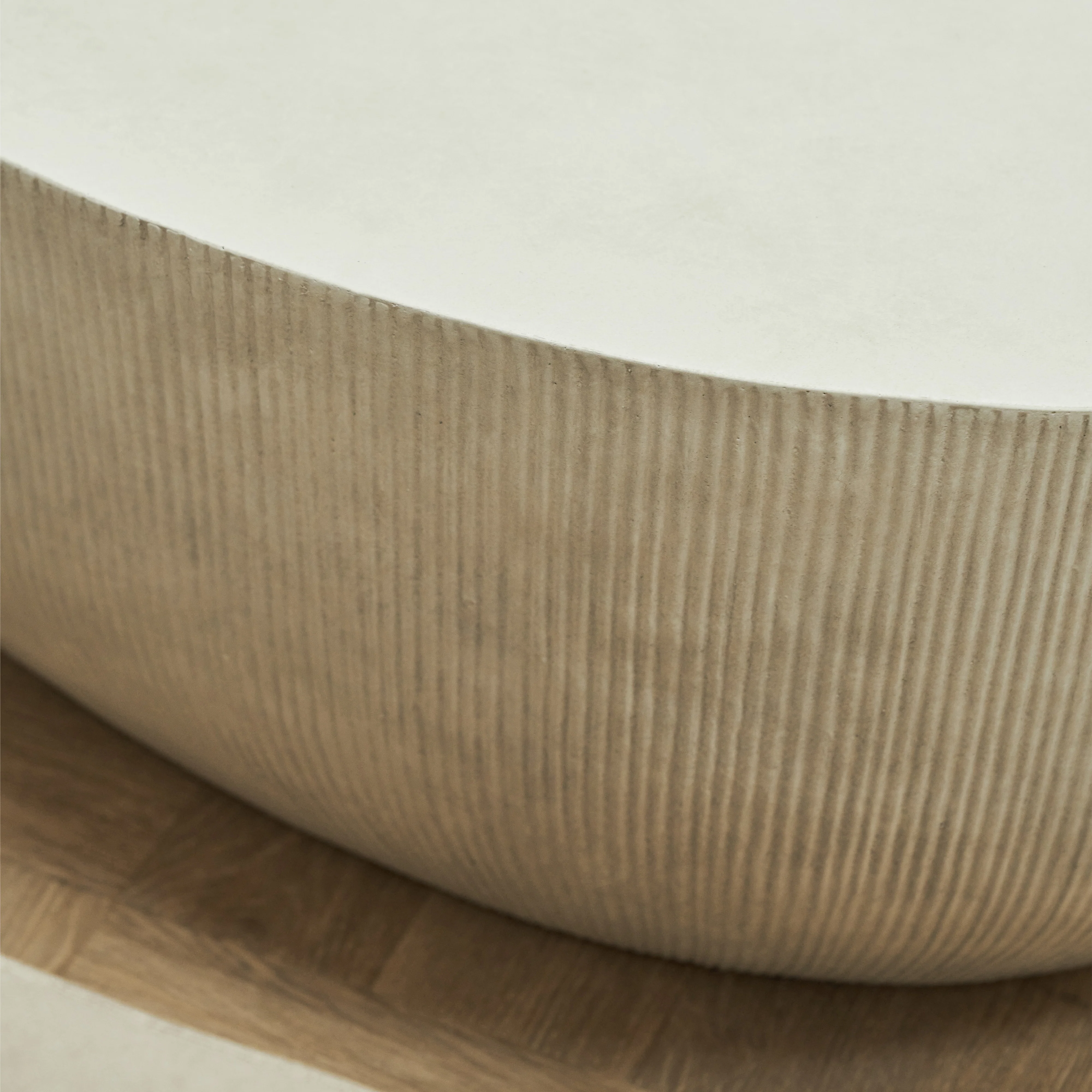 Leonardo - Minimal Concrete Shaped Coffee Table Large - Image 4