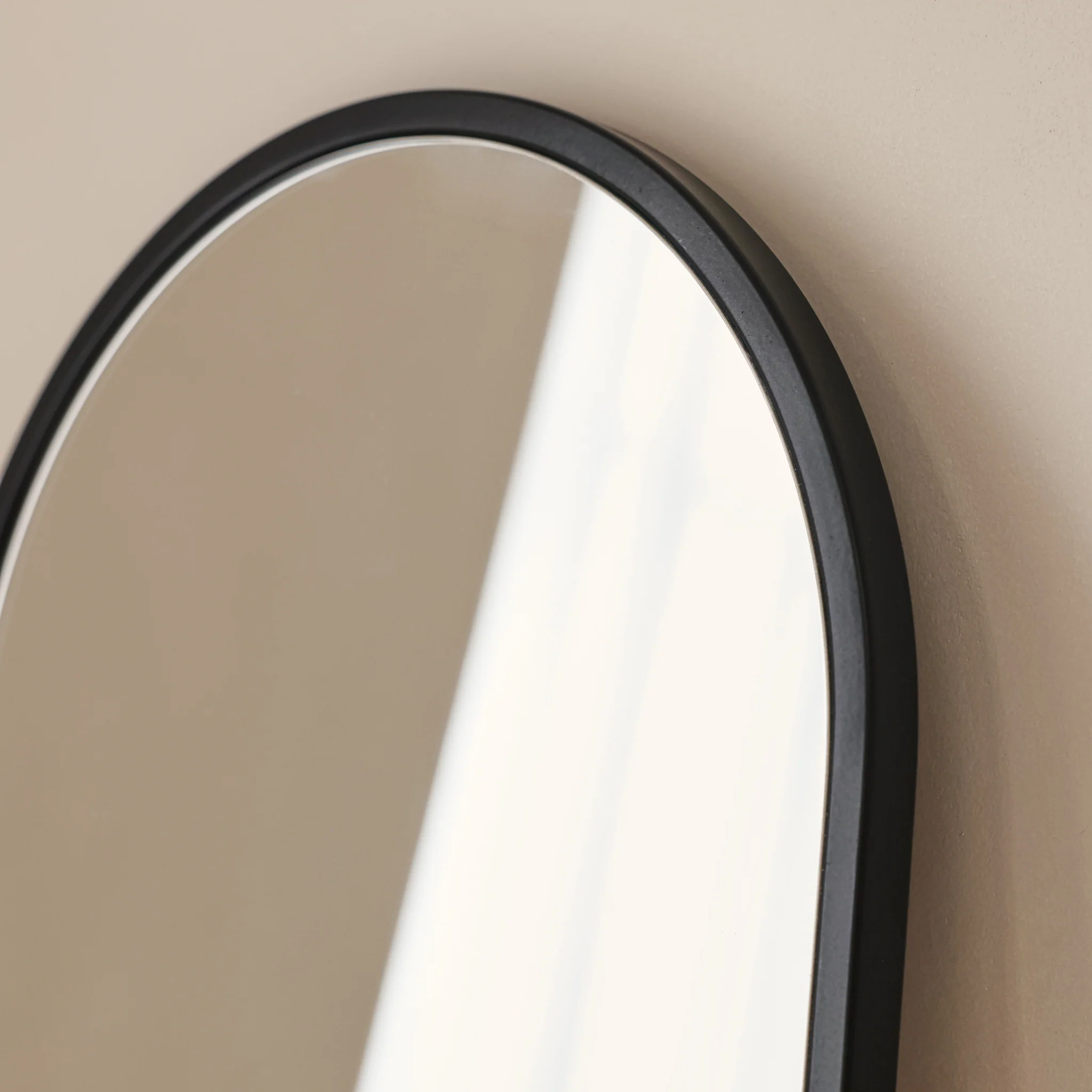 Liberty - Black Arched Metal Wall Mirror 50cm x 30cm - Image 4