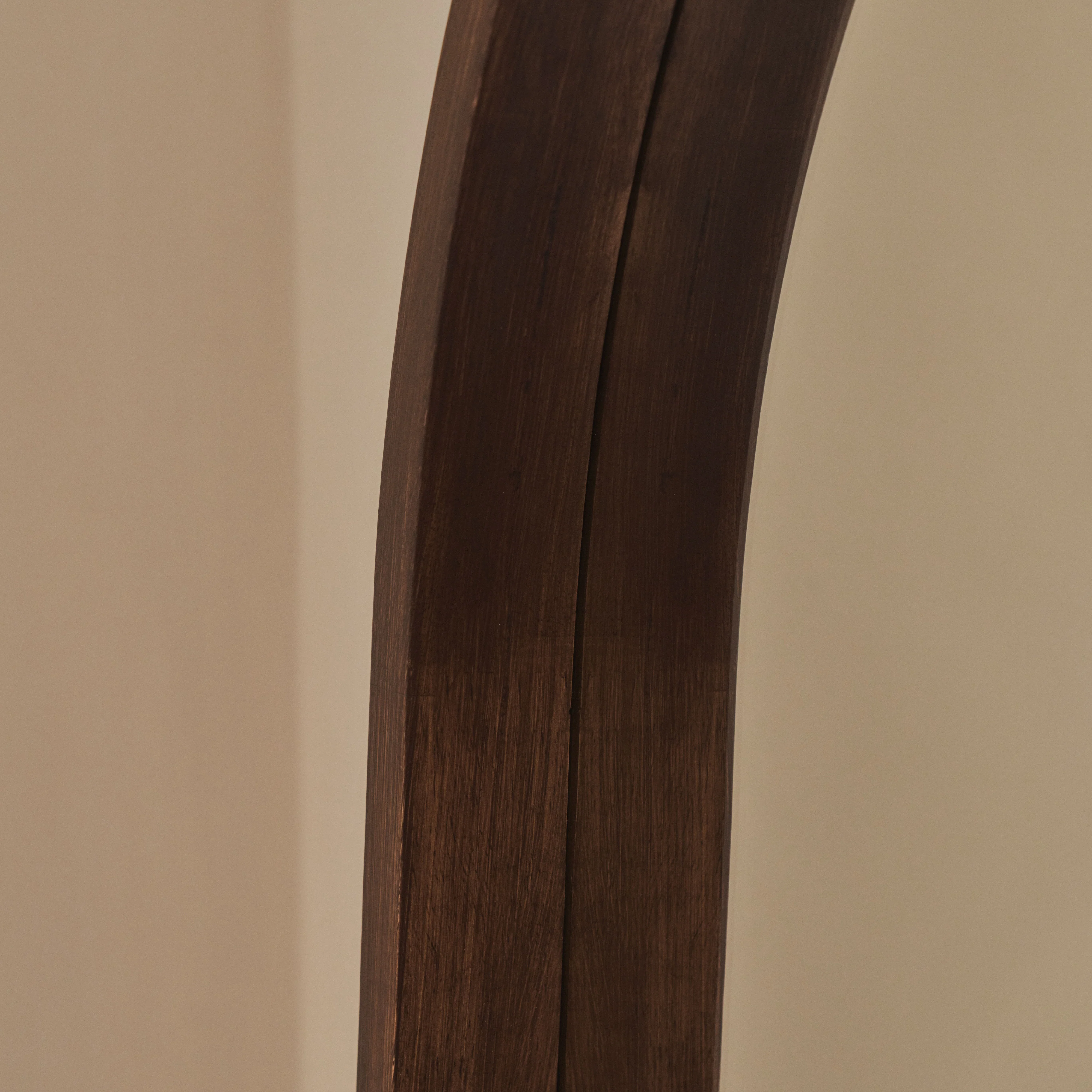 Lilia - Full Length Dark Wood Arched Wooden Mirror 170cm x 80cm - Image 4