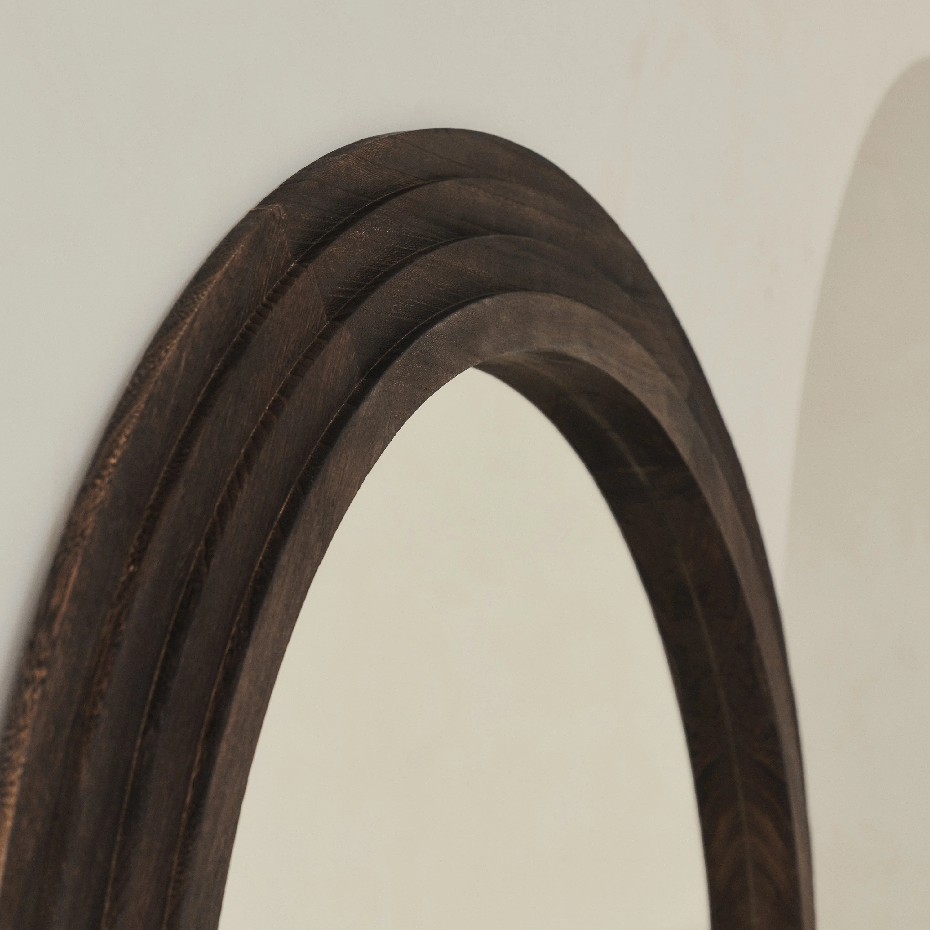 Luciana - Full Length Arched Charred Wood Mirror 180cm x 110cm - Image 5