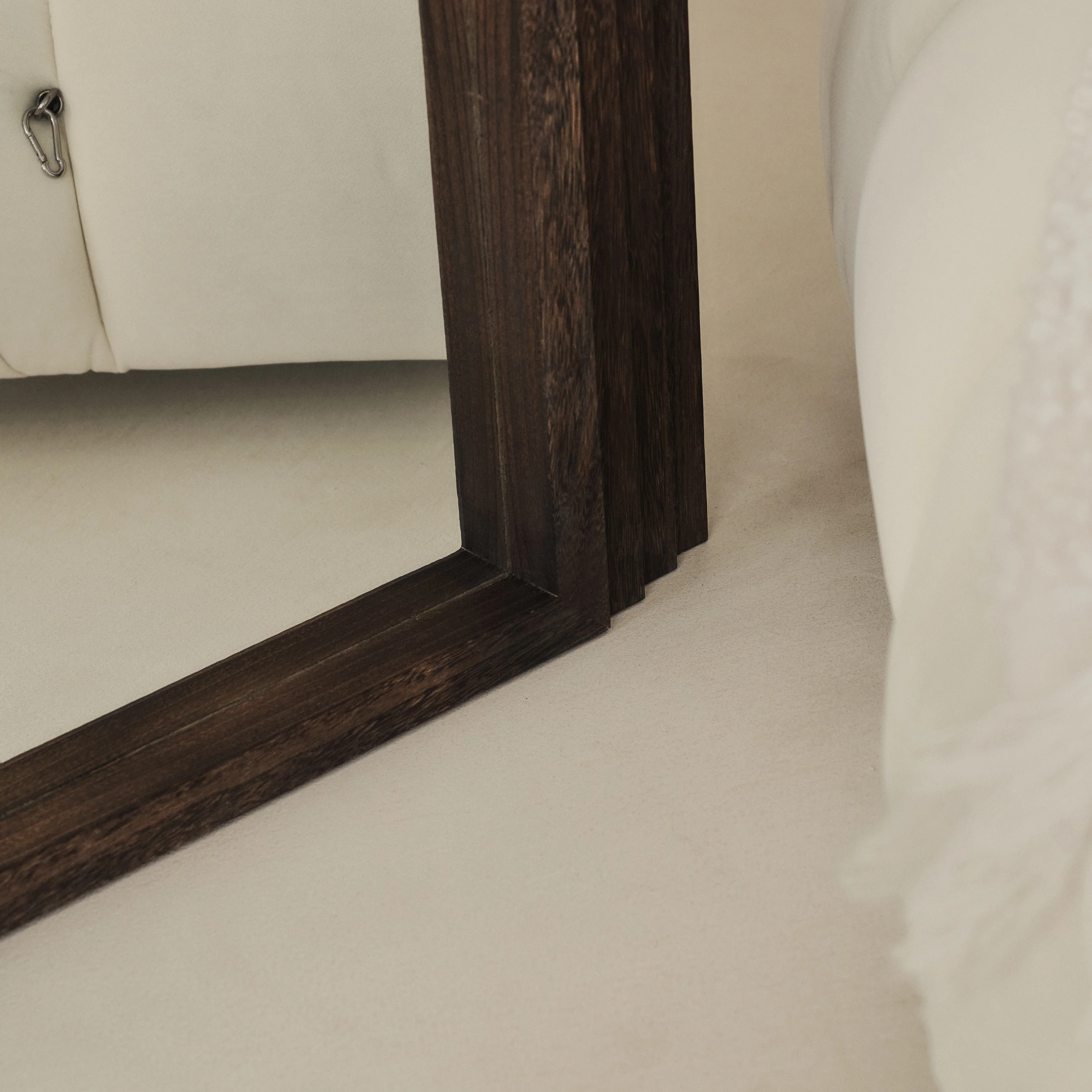 Luciana - Full Length Arched Charred Wood Mirror 180cm x 110cm - Image 7