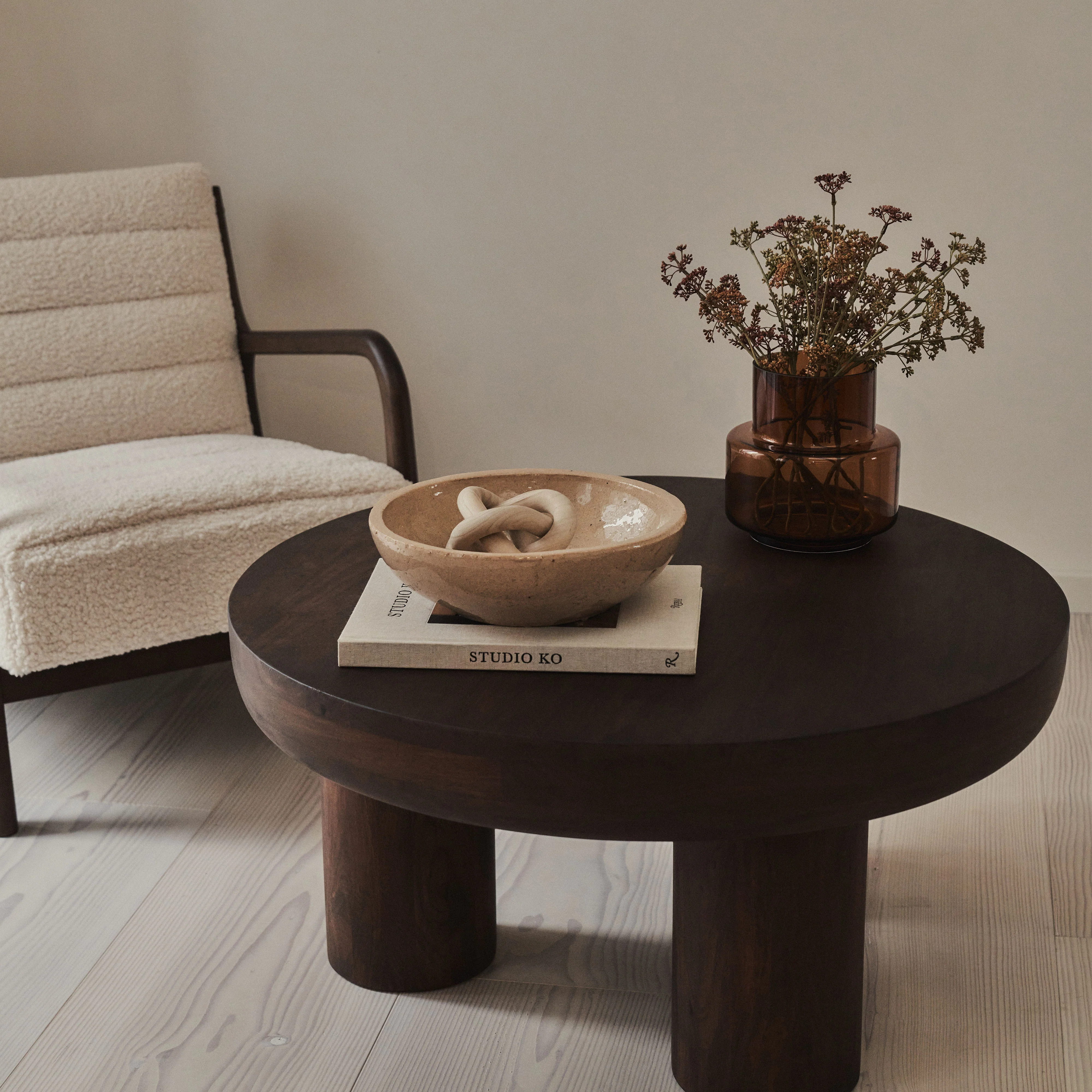 Portera - Beige Gloss Ceramic Decorative Bowl - Image 4