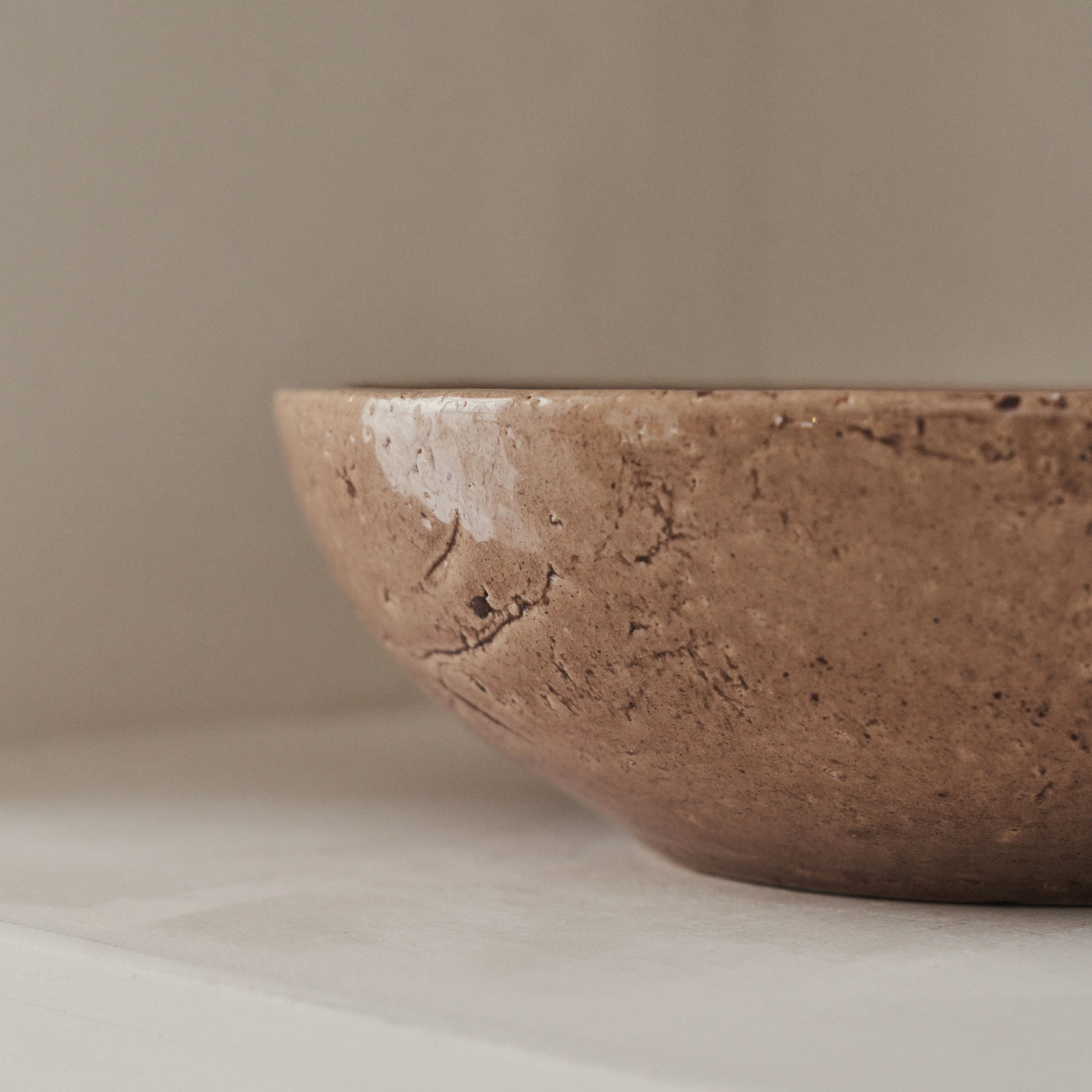 Portera - Caramel Gloss Ceramic Decorative Bowl - Image 10