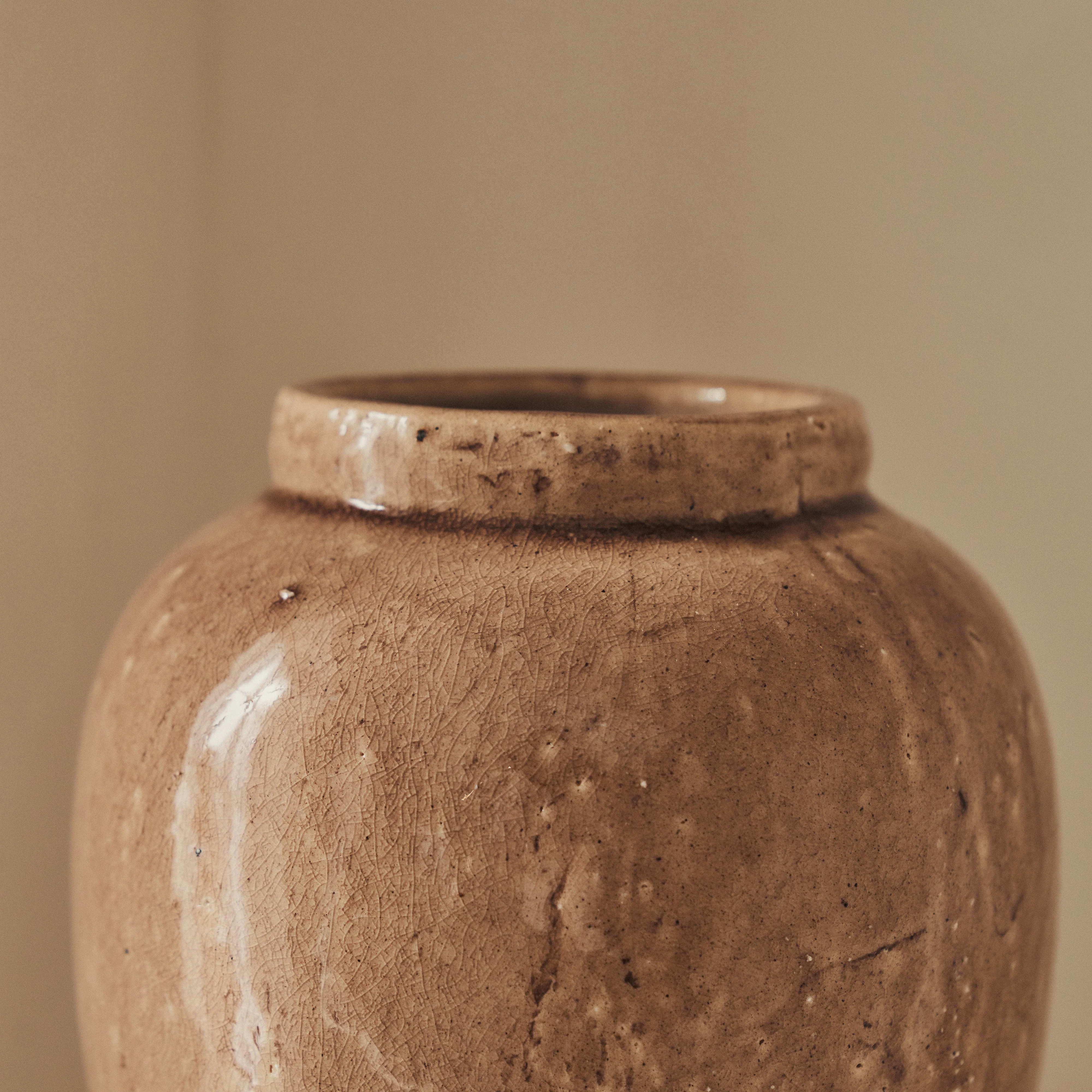 Portera - Caramel Gloss Ceramic Vase - Image 3