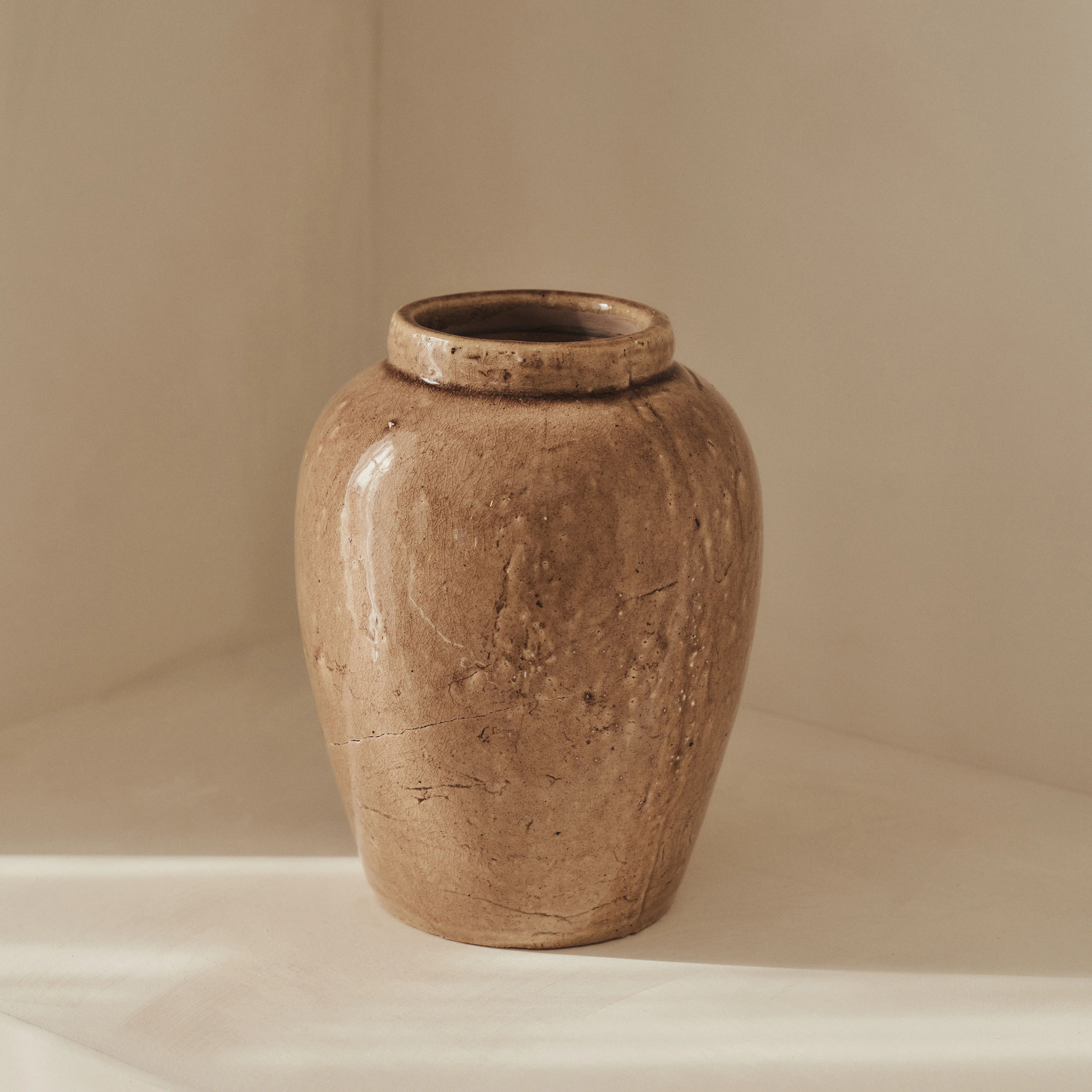 Portera - Caramel Gloss Ceramic Vase - Image 4