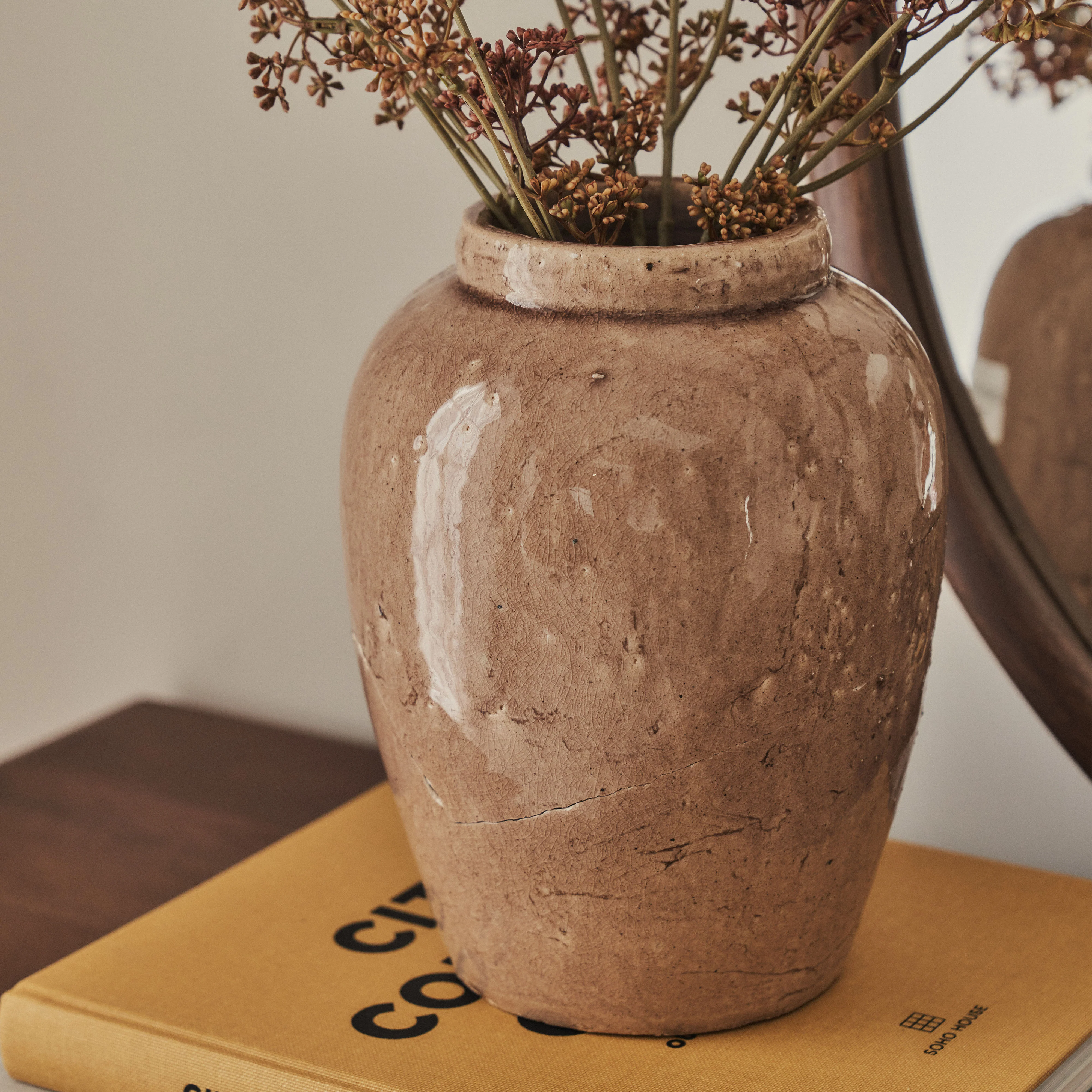 Portera - Caramel Gloss Ceramic Vase - Image 8