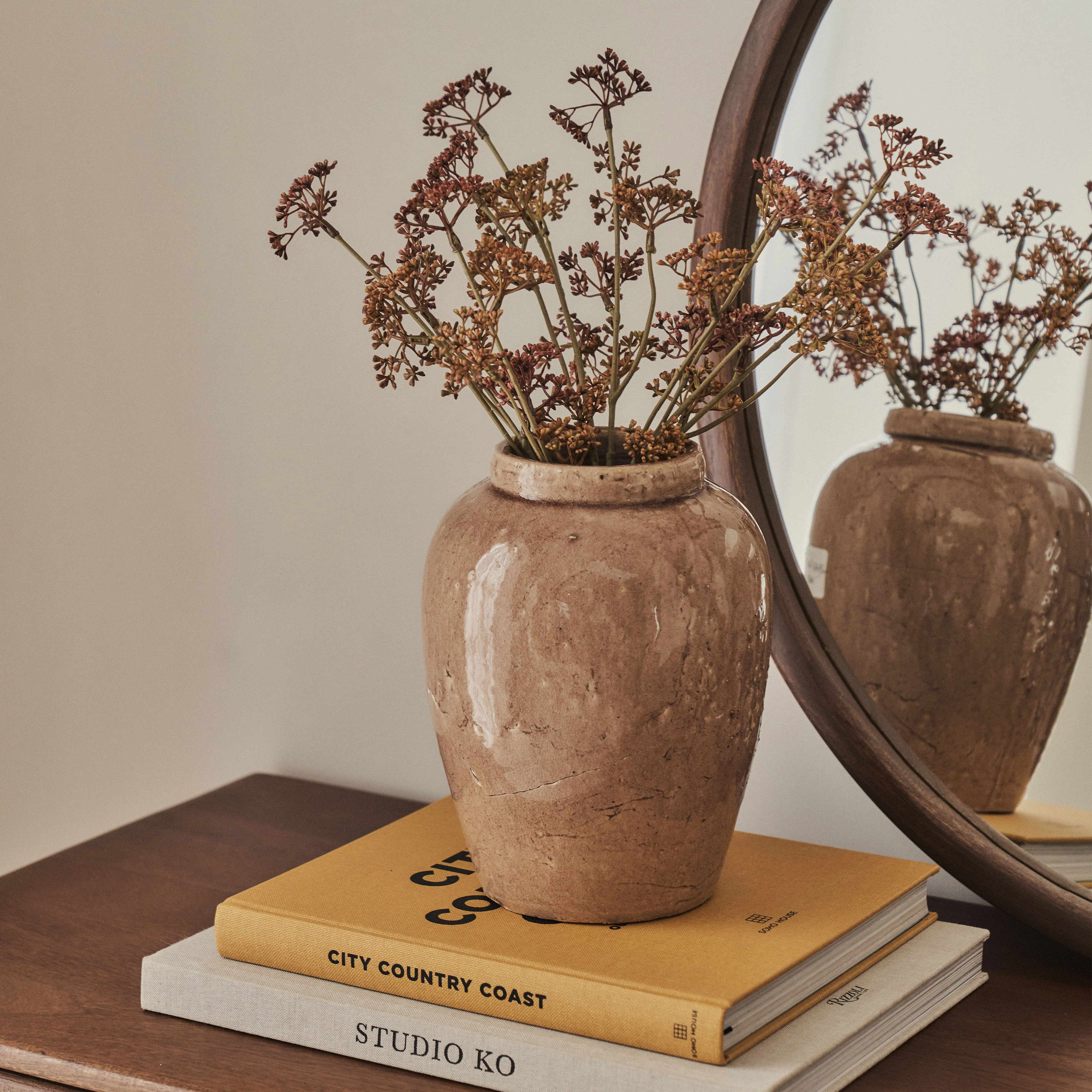 Portera - Caramel Gloss Ceramic Vase - Image 9