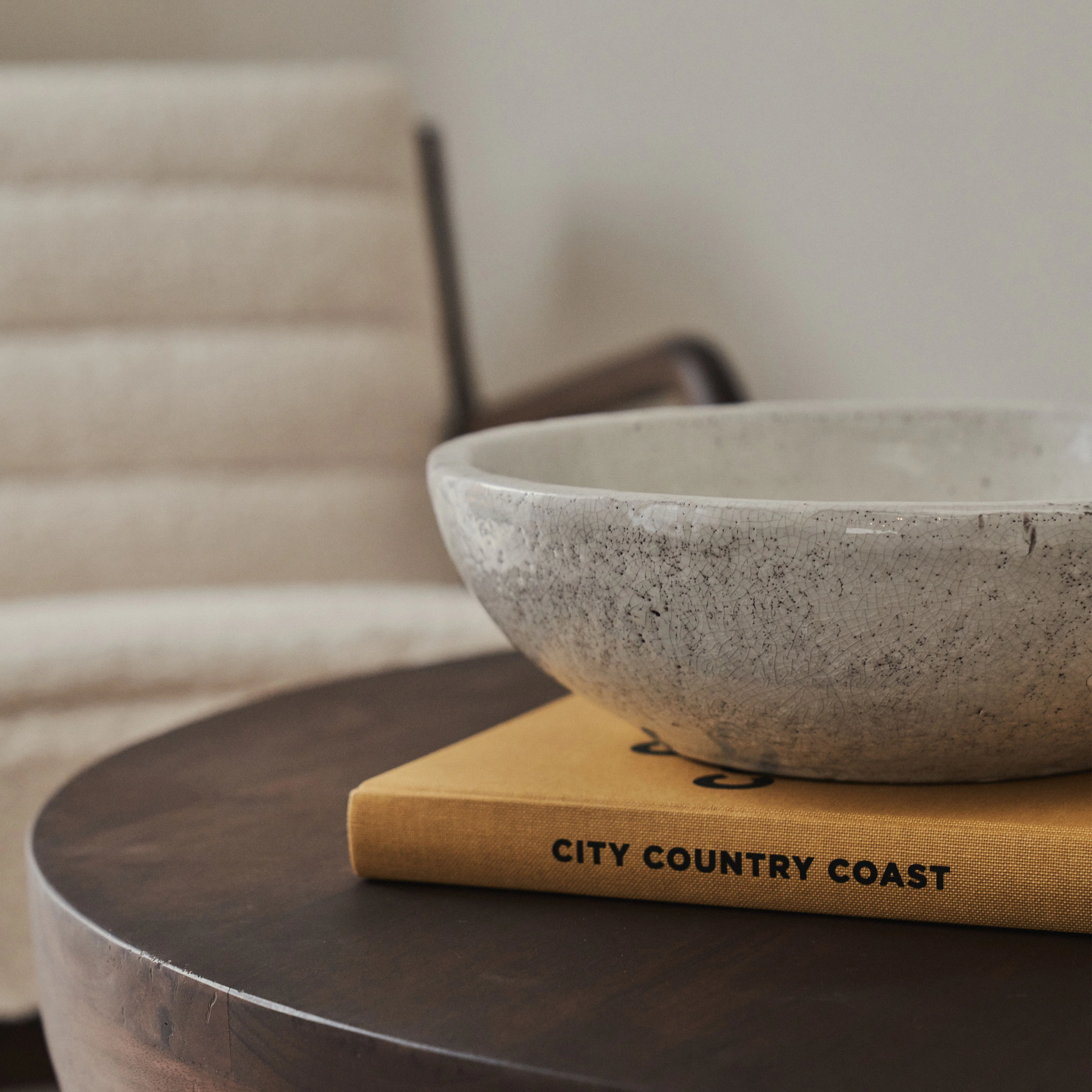 Portera - Ivory Gloss Ceramic Decorative Bowl - Image 7