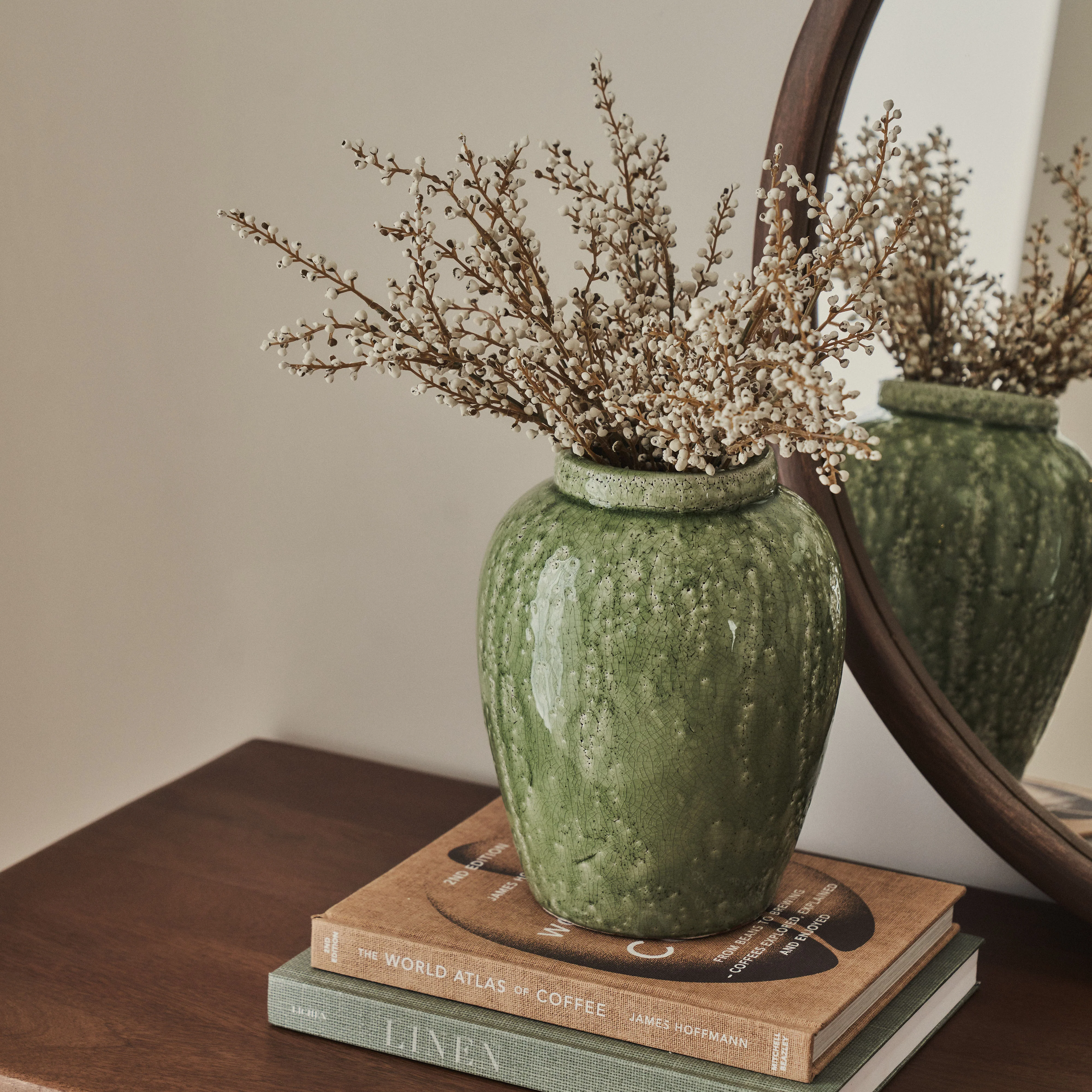 Portera - Jade Green Gloss Ceramic Vase - Image 7