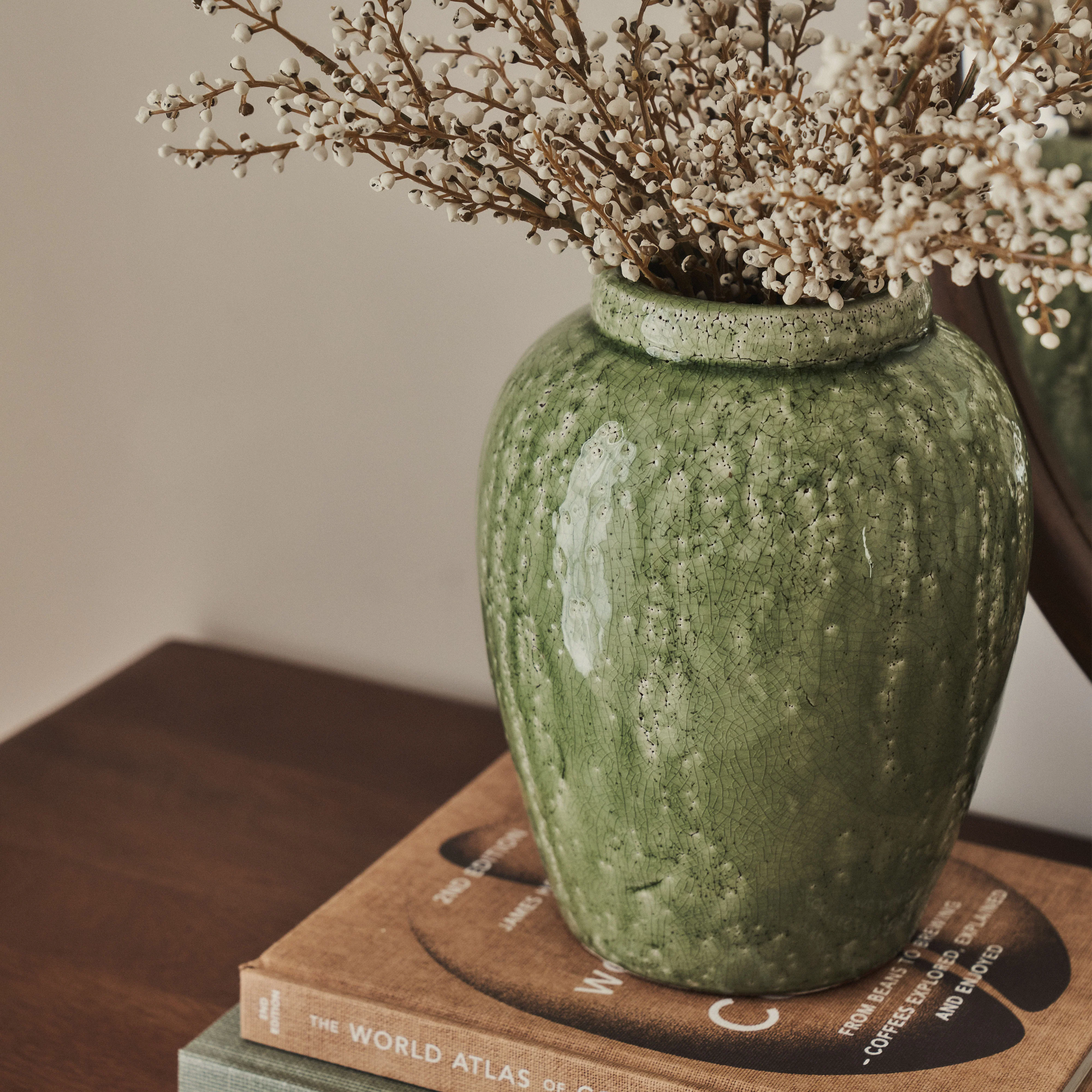 Portera - Jade Green Gloss Ceramic Vase - Image 9