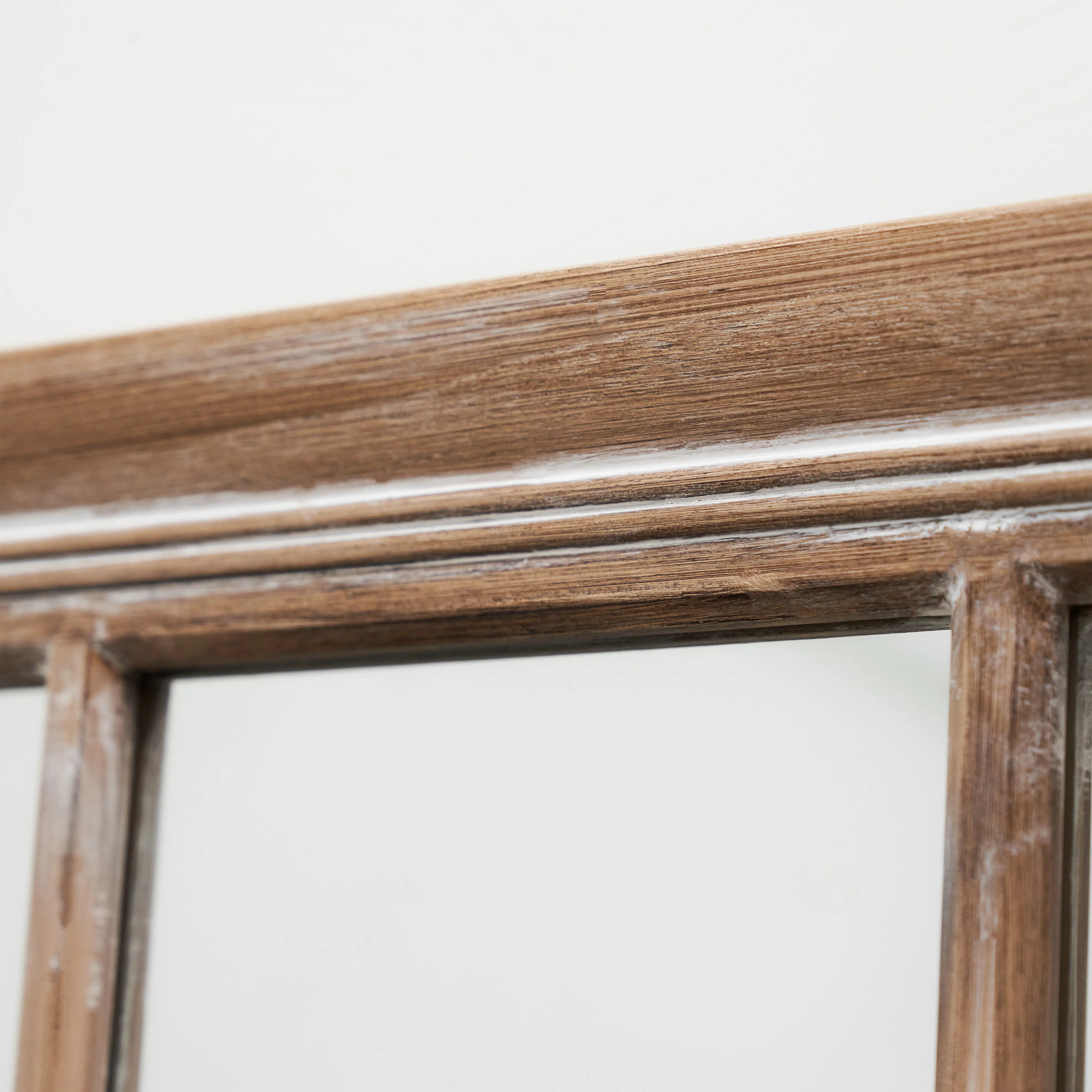 Sasha - Oak Shabby Chic Full Length Window Mirror 180cm x 100cm - Image 6