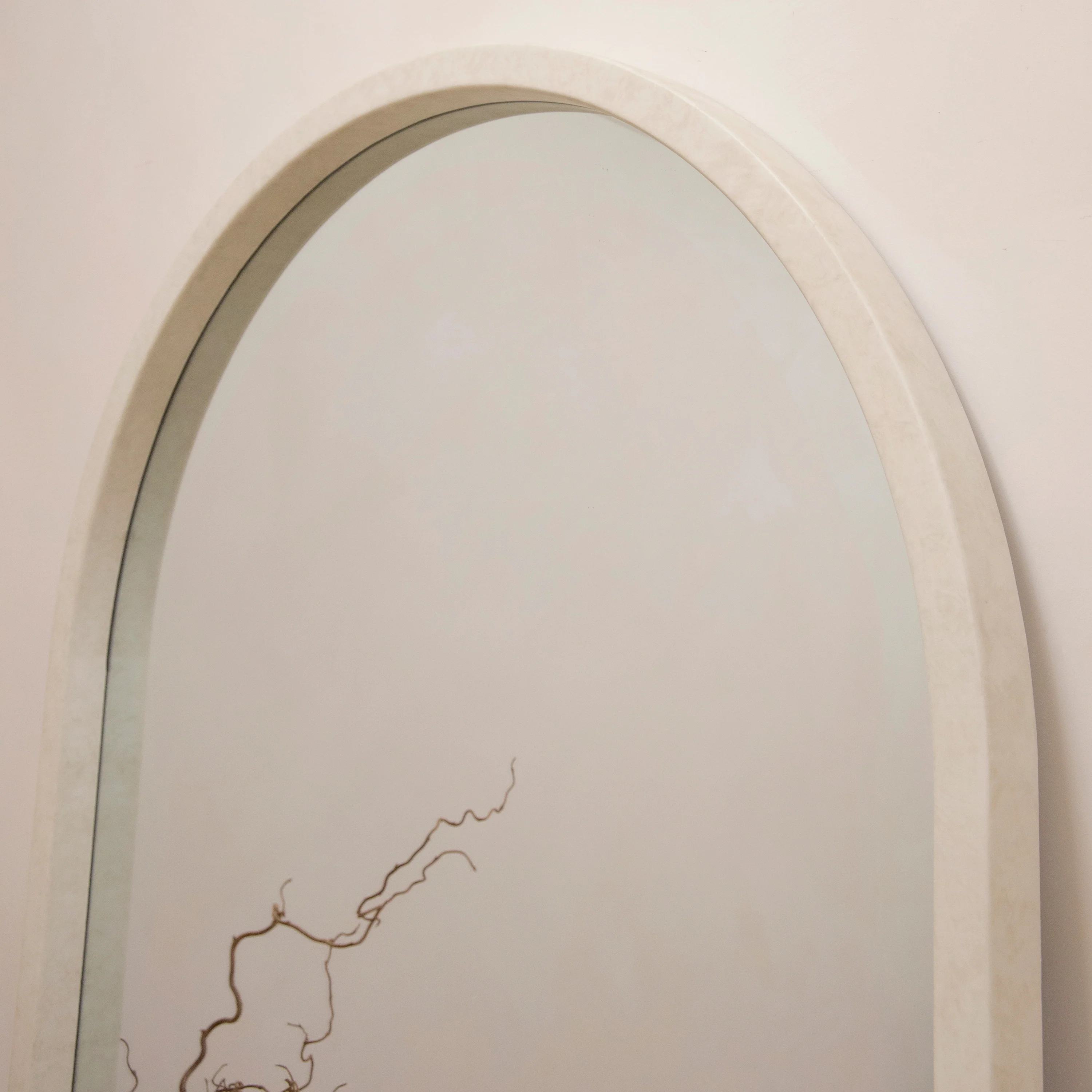 Tamara - Full Length Extra Large Arched Concrete Mirror 190cm x 110cm - Image 7