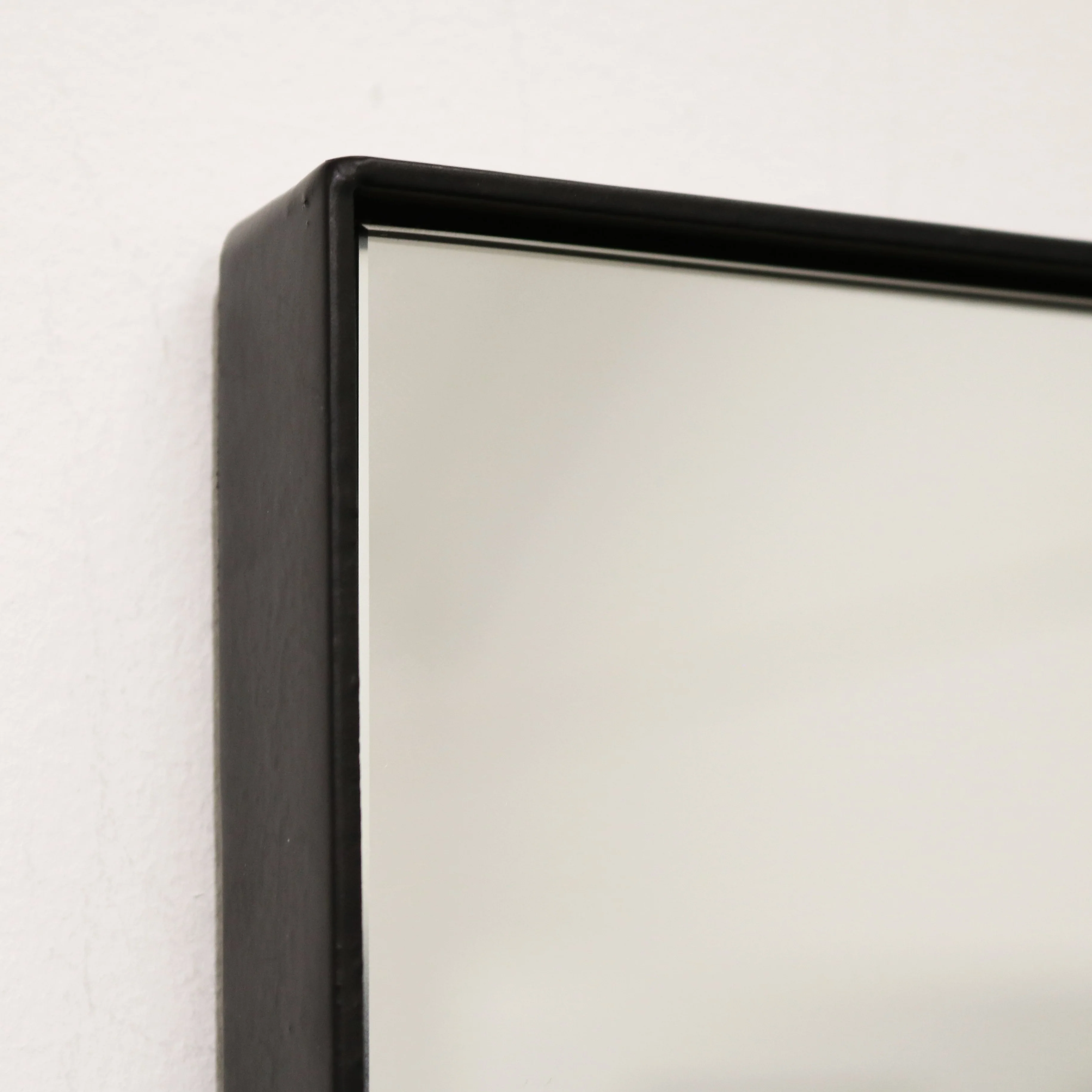 Theo - Full Length Black Rectangular Large Metal Mirror 160cm x 60cm - Image 3