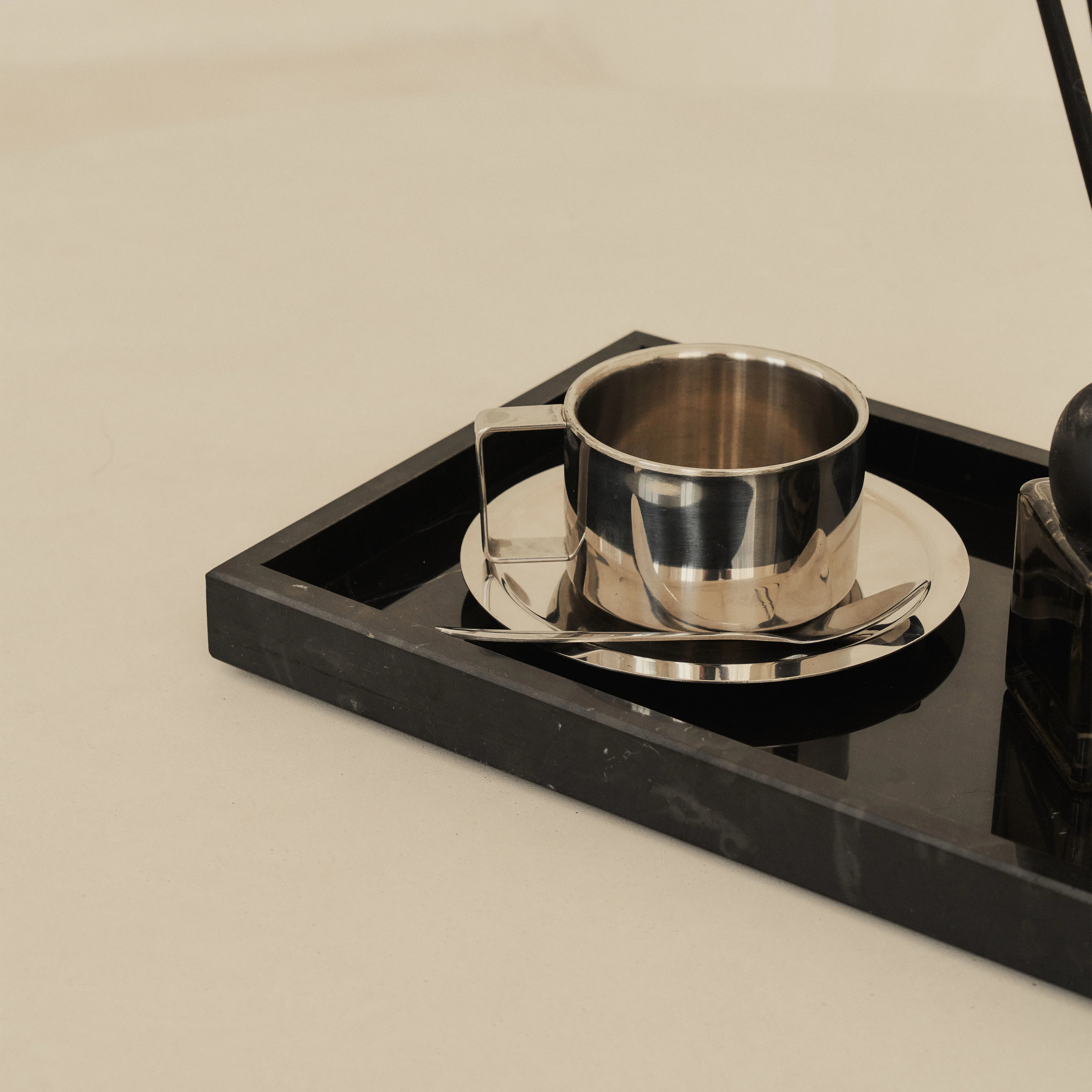 Travara - Black Marble Large Rectangular Decorative Tray - Image 7