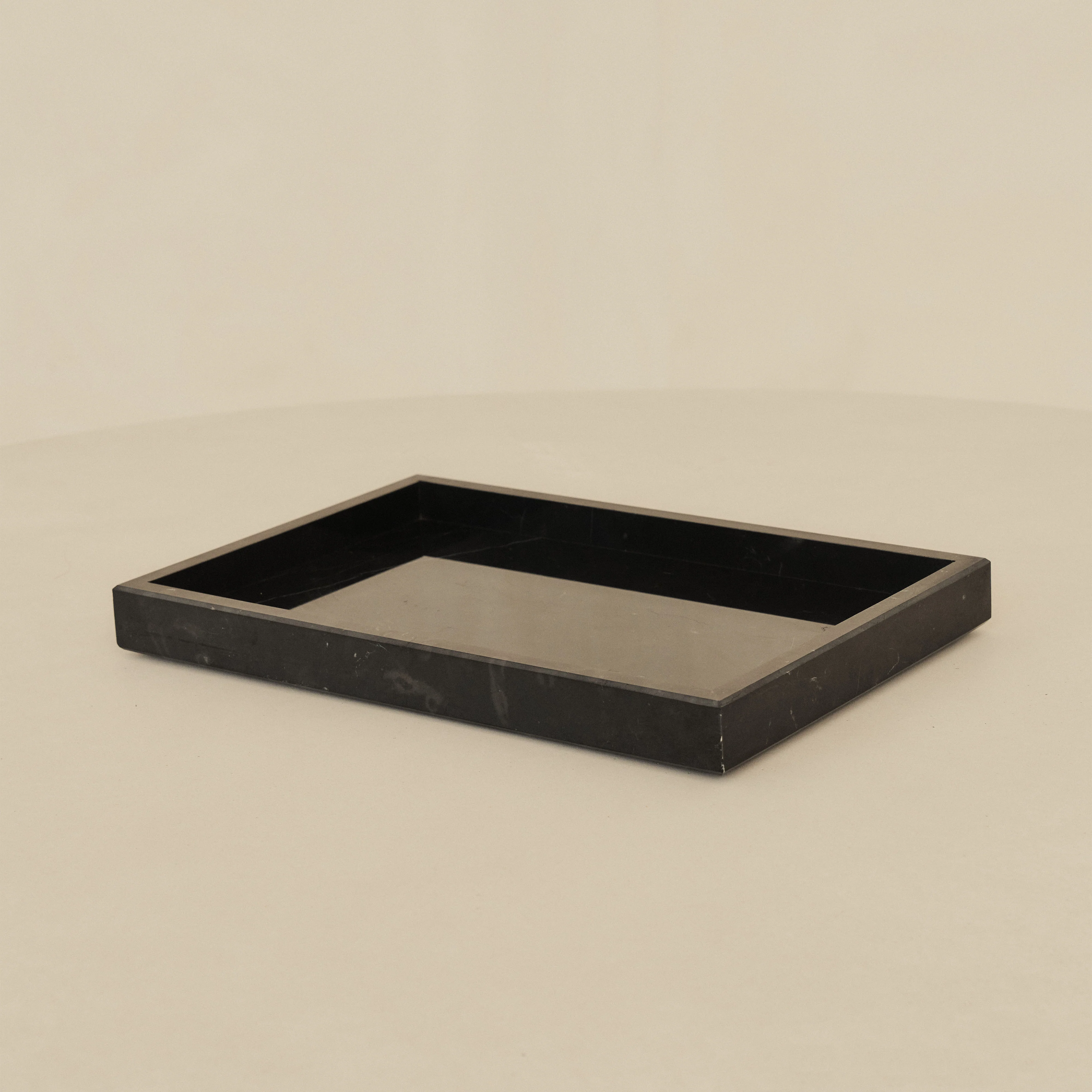 Travara - Black Marble Large Rectangular Decorative Tray - Image 8